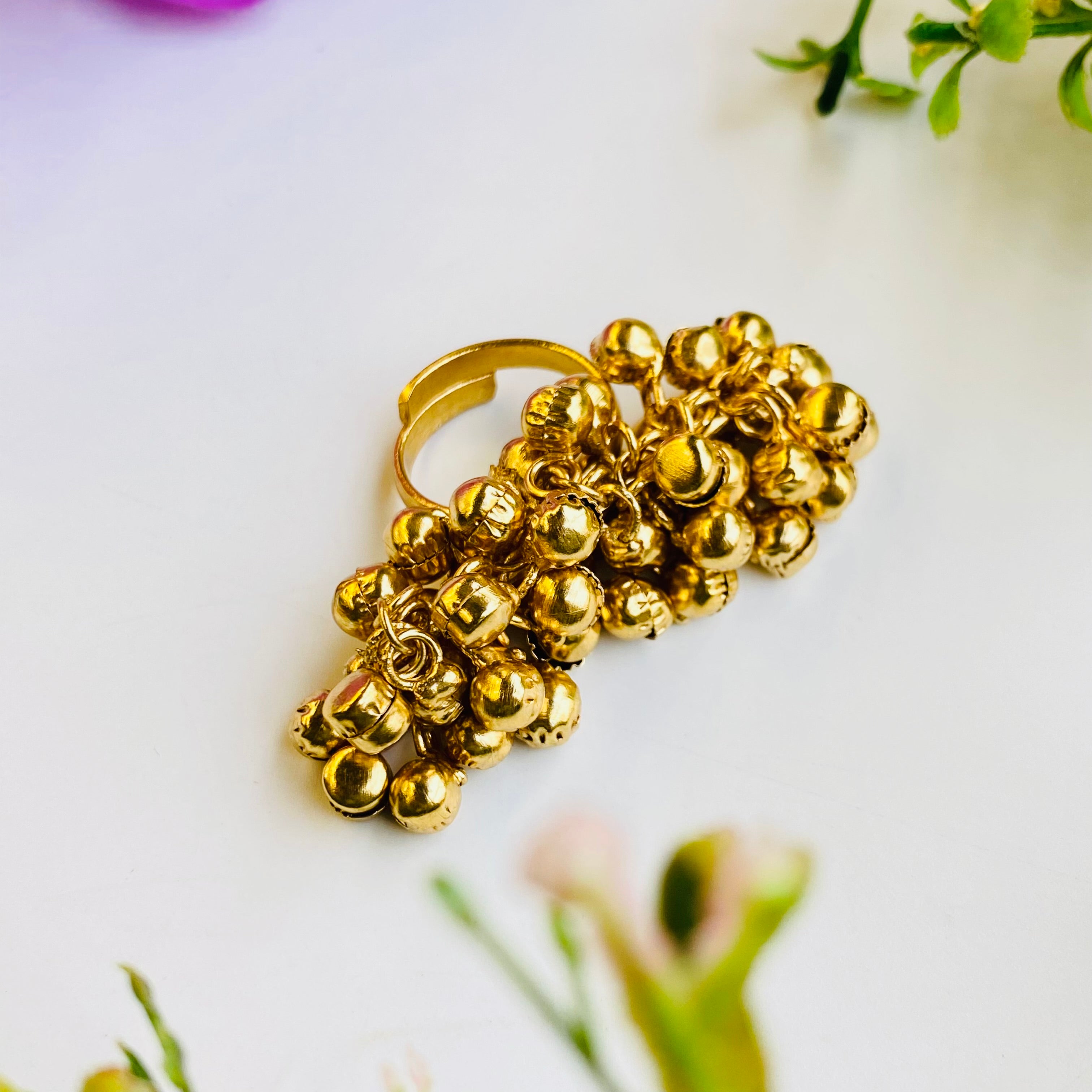 Nayaab ghungru Ring adjustable