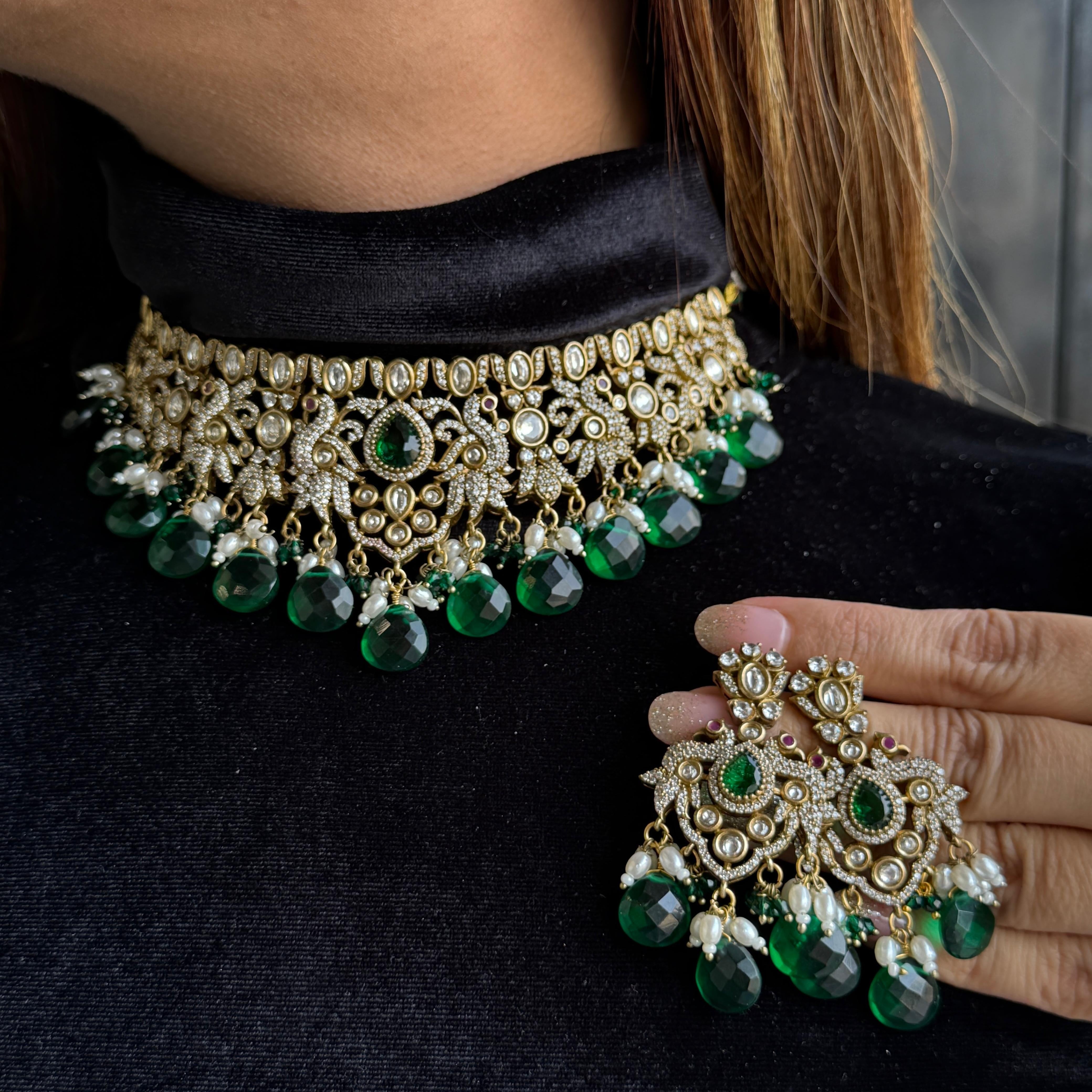 Nayaab Aliya Polki Choker