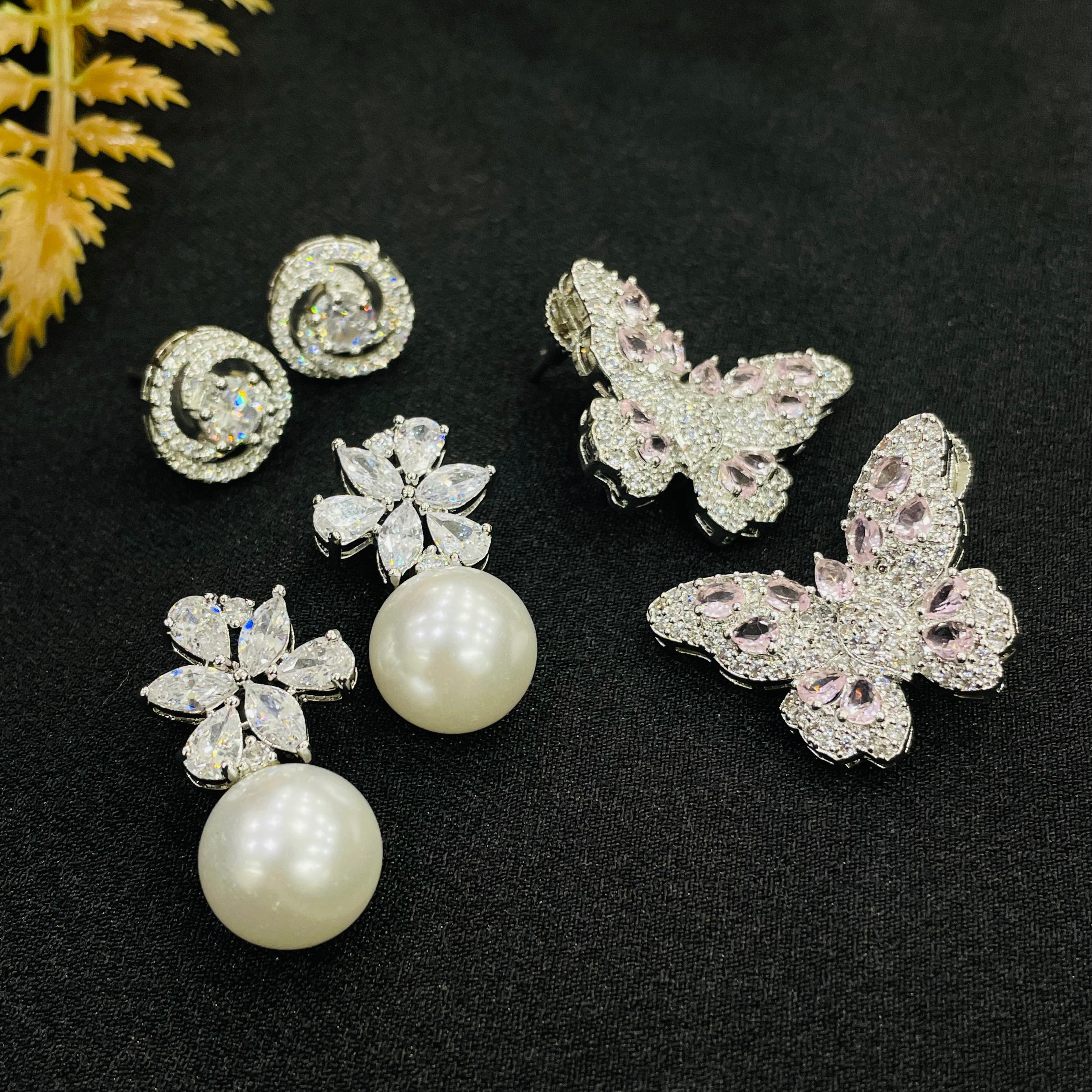 Ad butterfly With Ad studs Combo