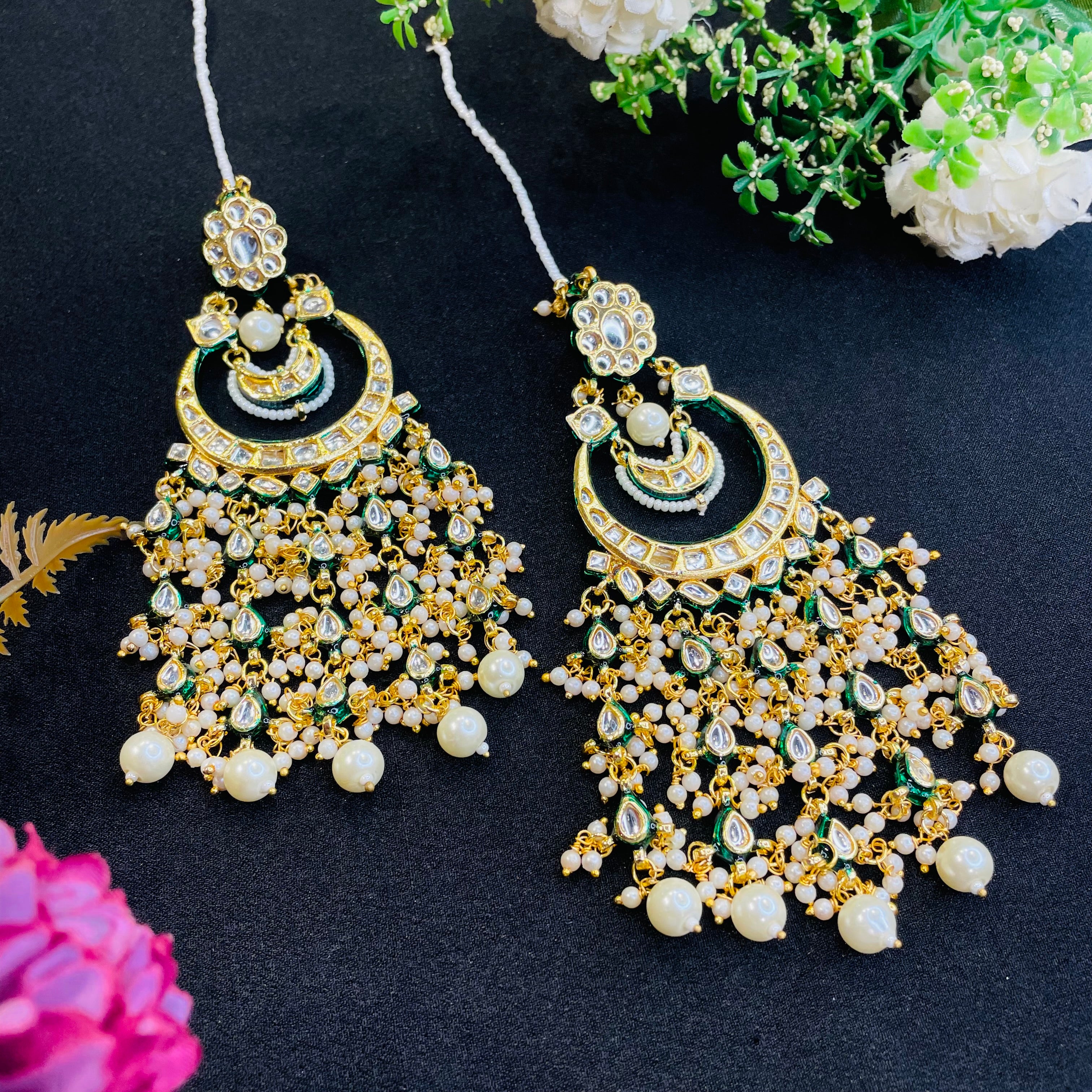 Nayaab Shreya Chandbali Earrings