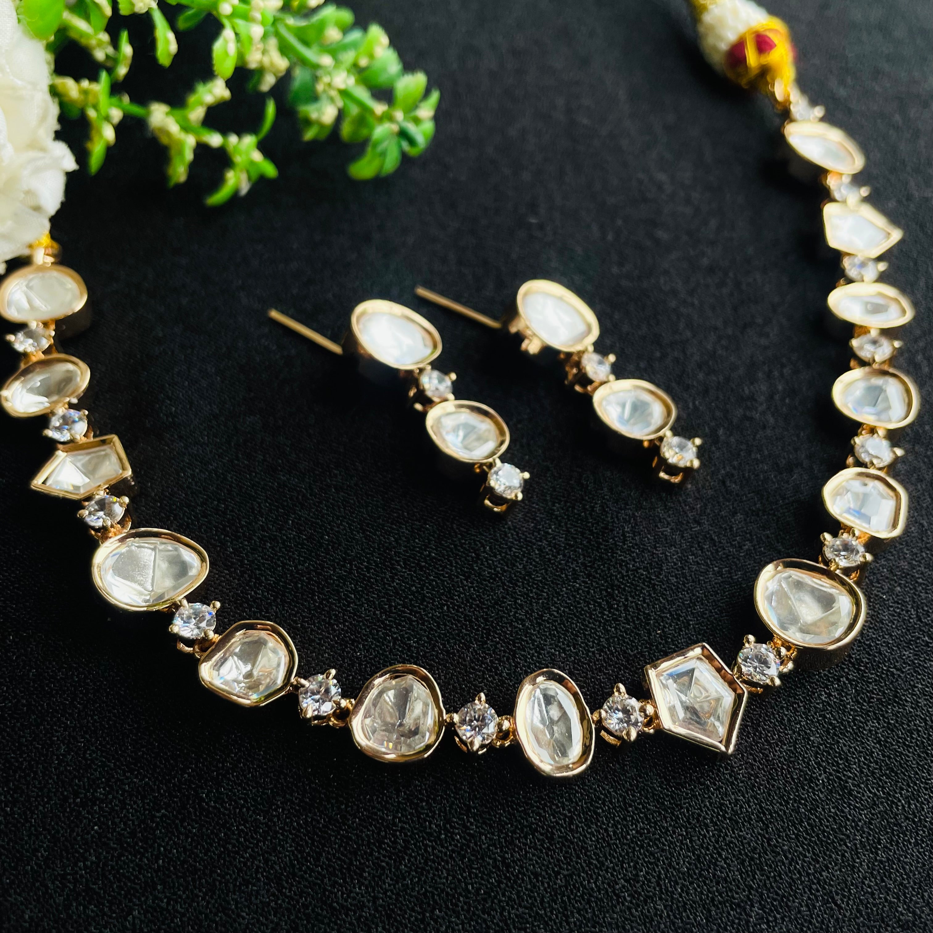 Nayaab Anamika Polki Neckpiece