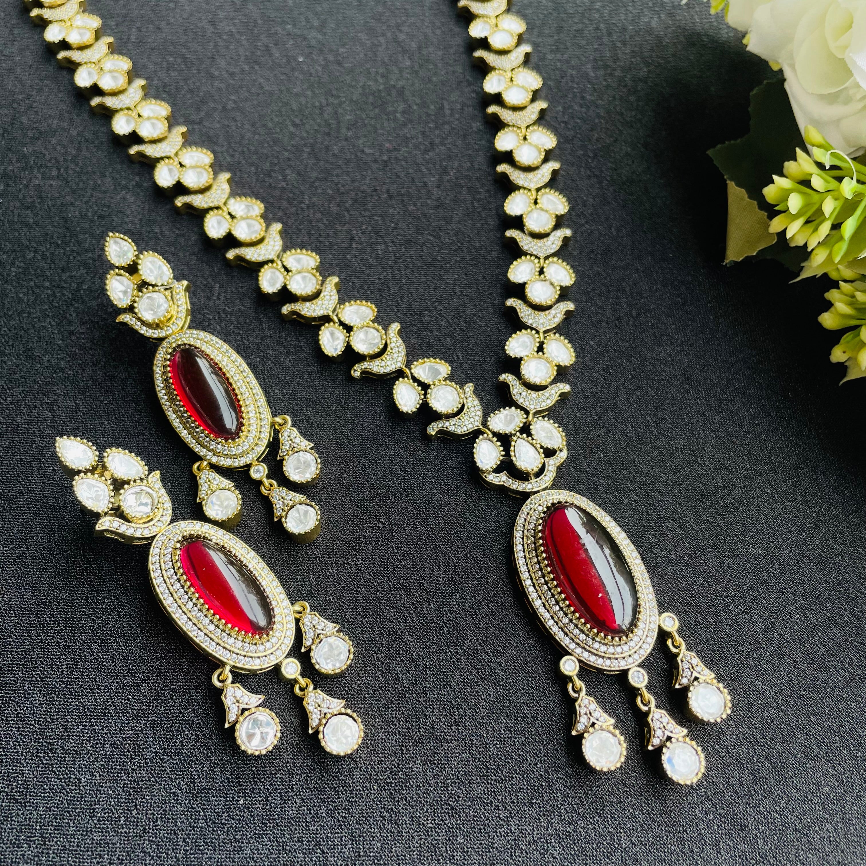 Nayaab Inaya Polki Neckpiece