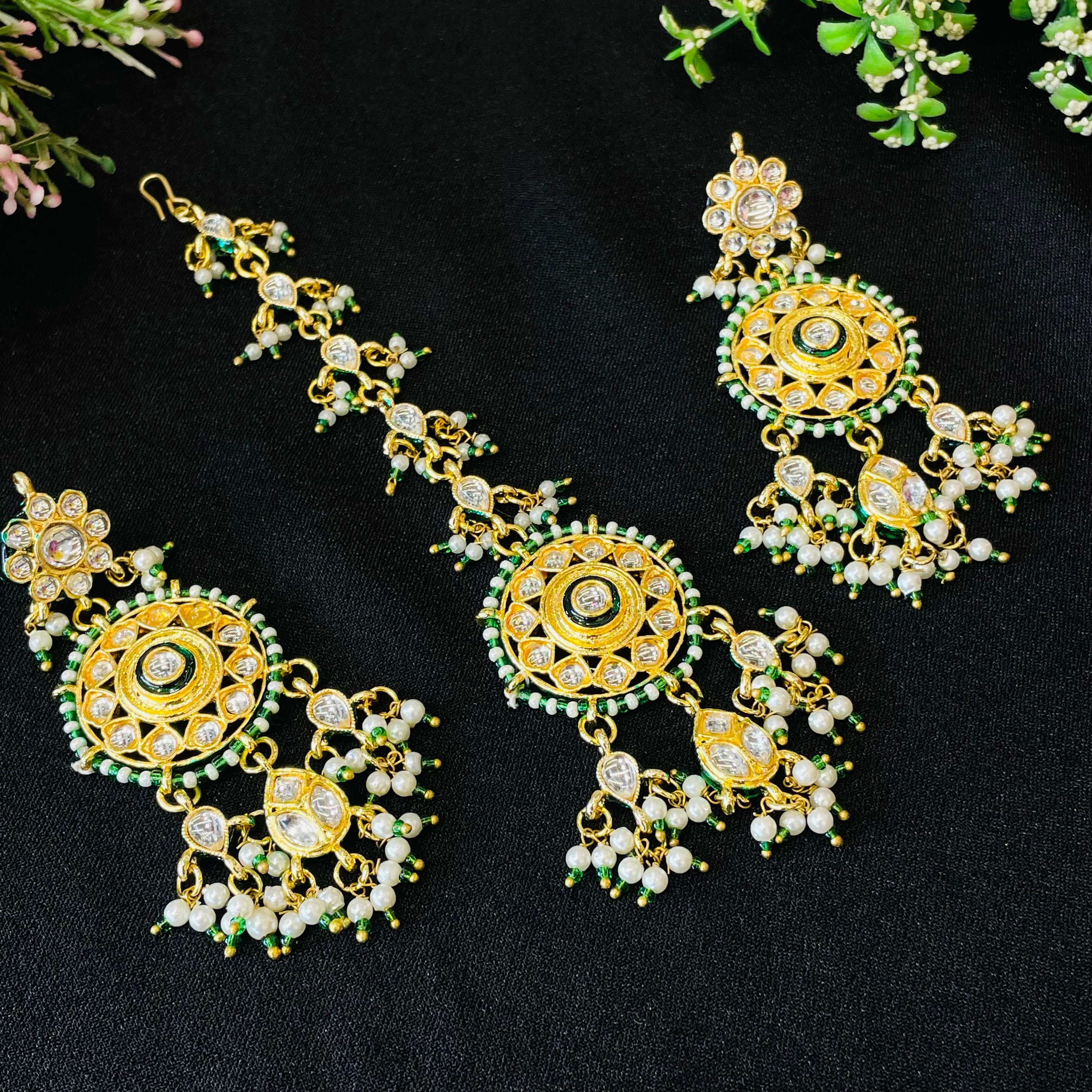 Nayaab Amayra Earring with Tikka