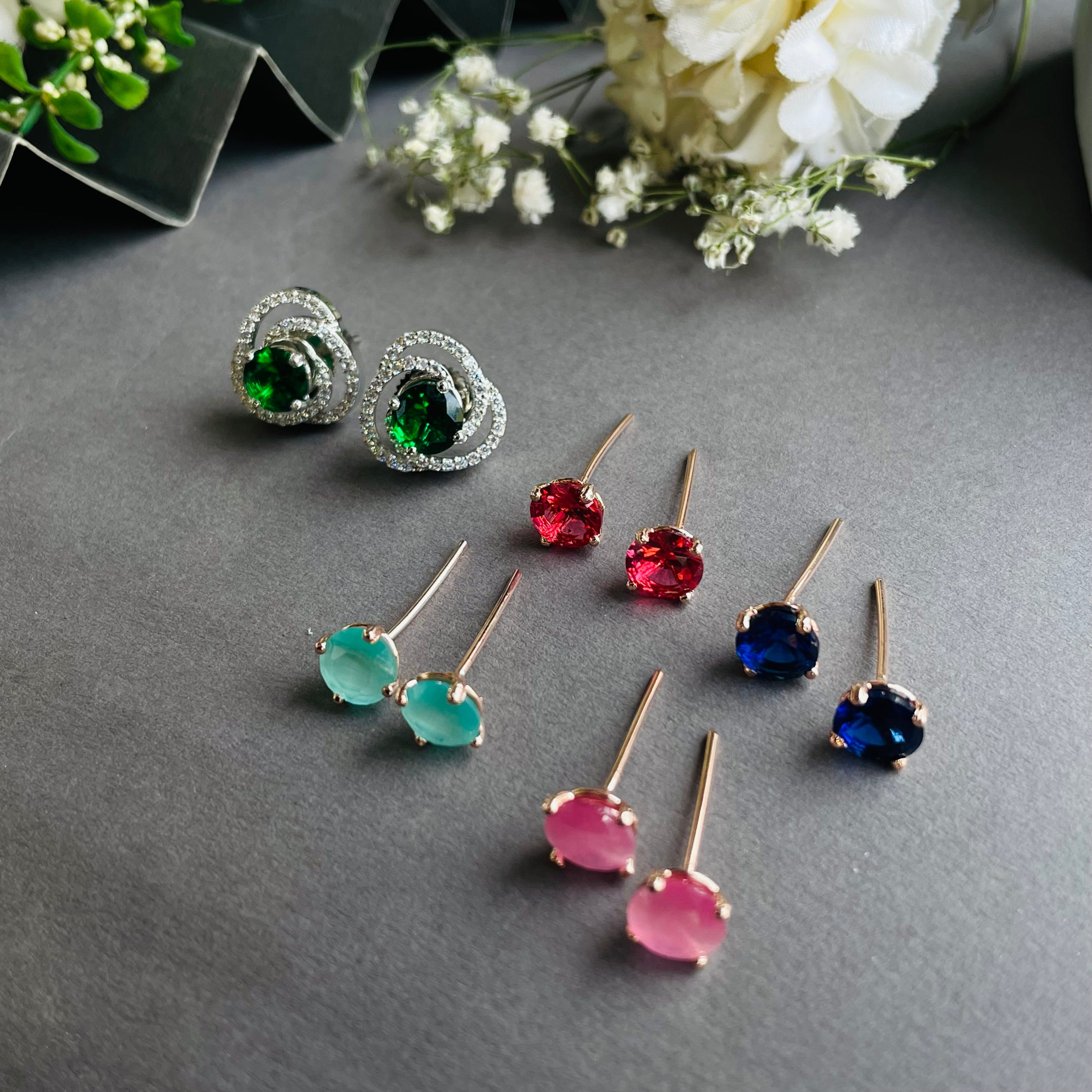 Ad Josie studs colour changeable