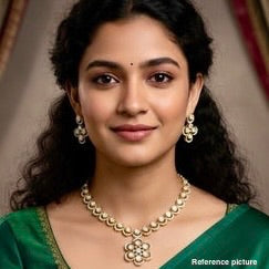 Nayaab barkha Polki Neckpiece