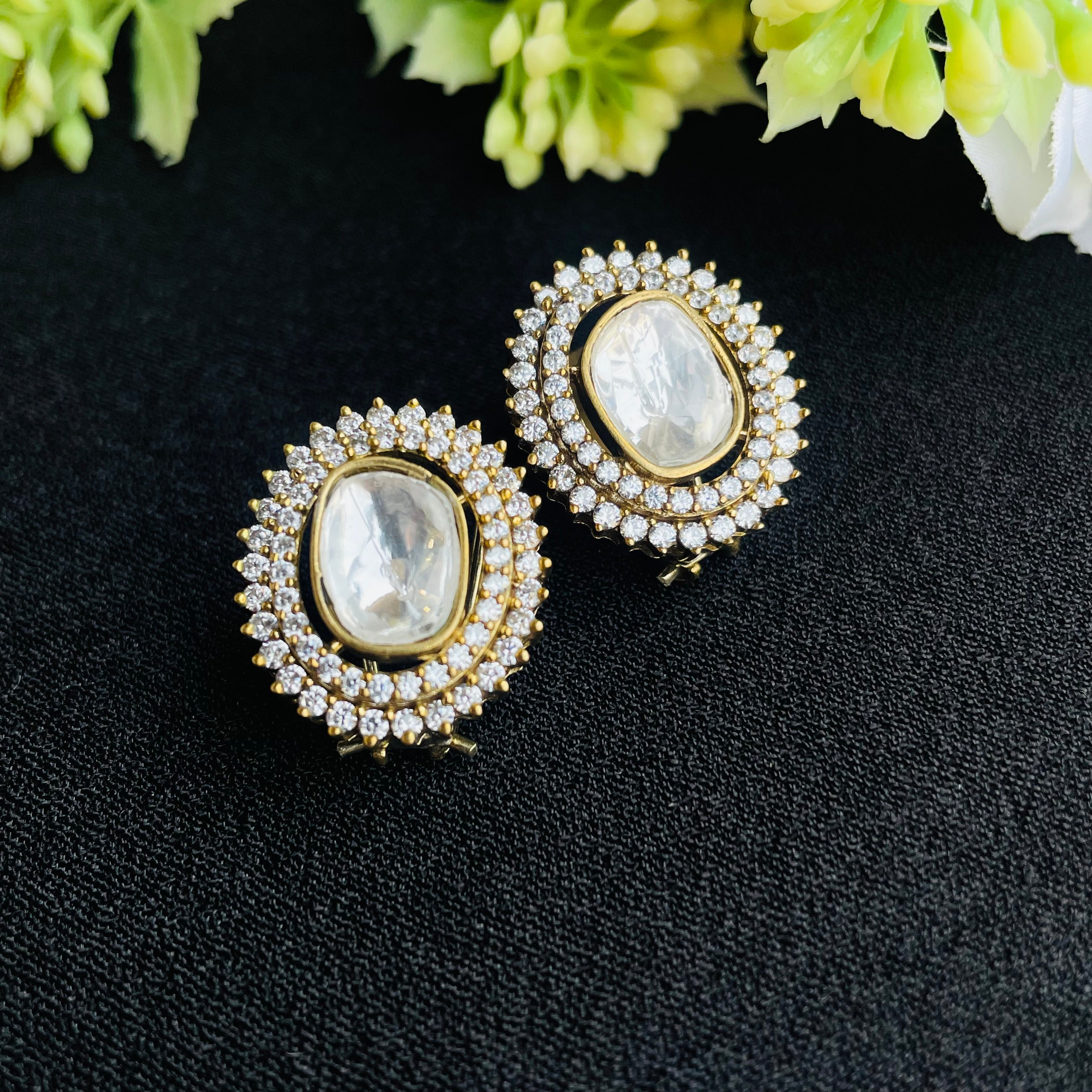 Nayaab Polki pendant With Free Ring
