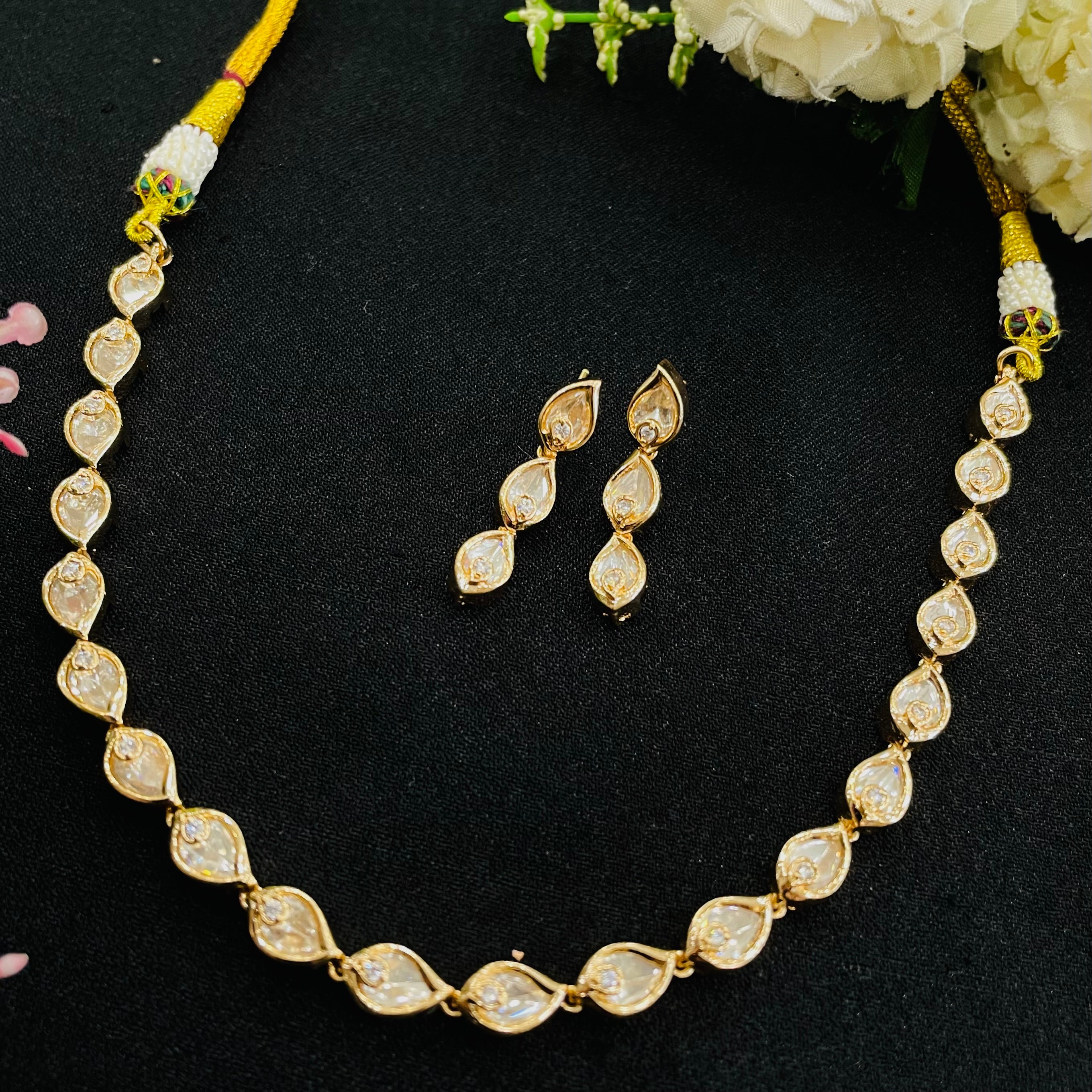 Nayaab arushi Polki neckpiece