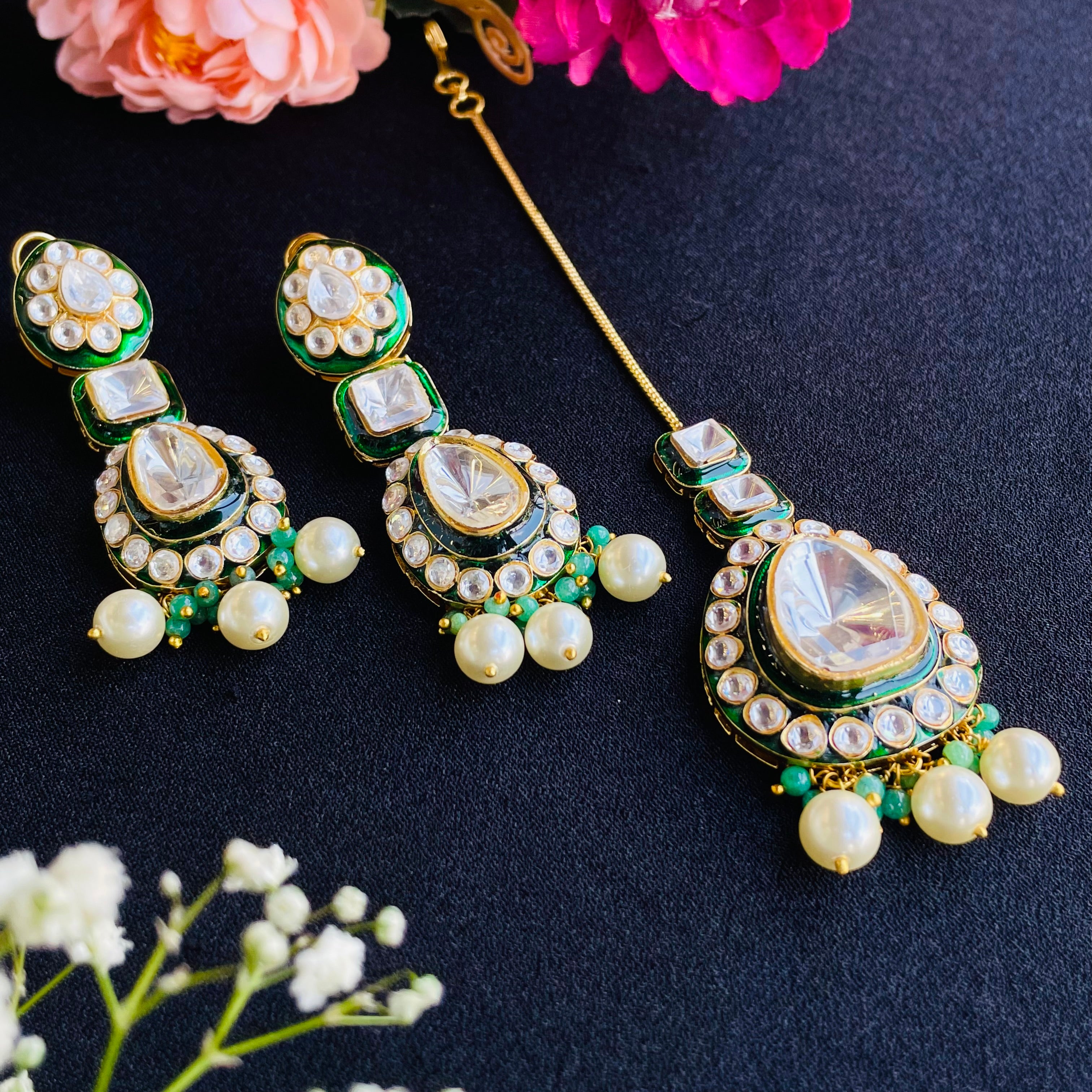 Nayaab Kayenat Polki Neckpiece