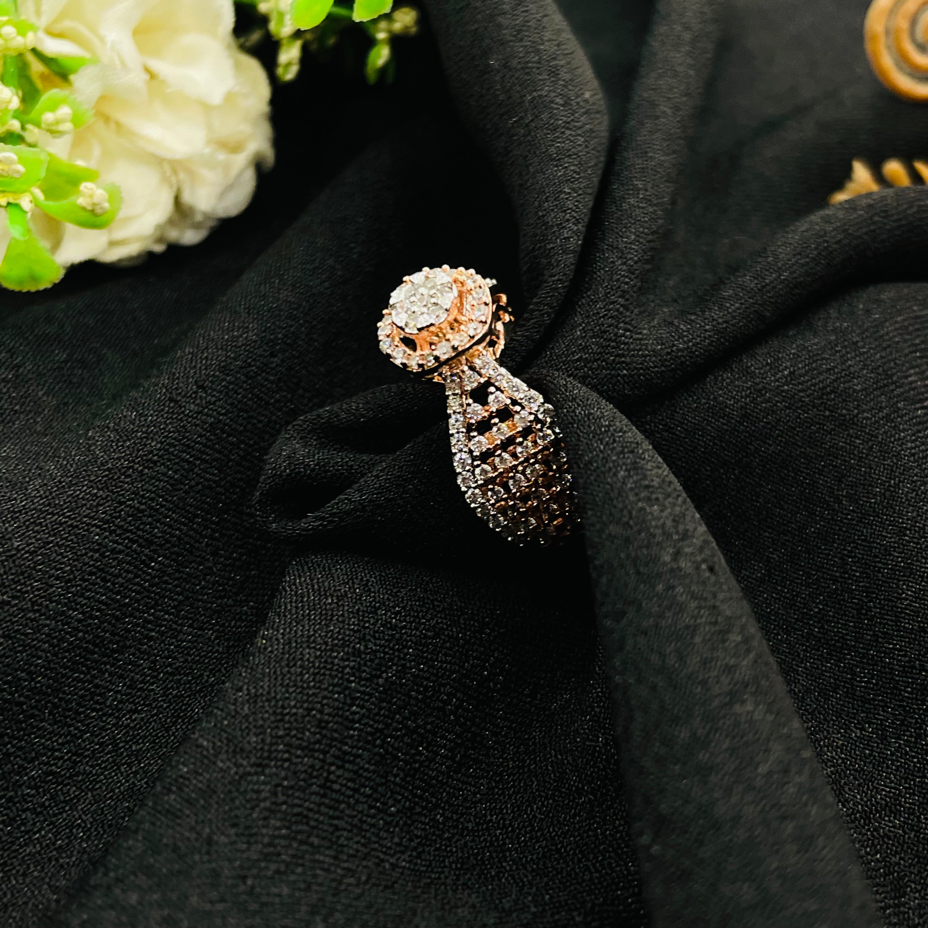 Vs Sterling silver cocktail ring 238 6g