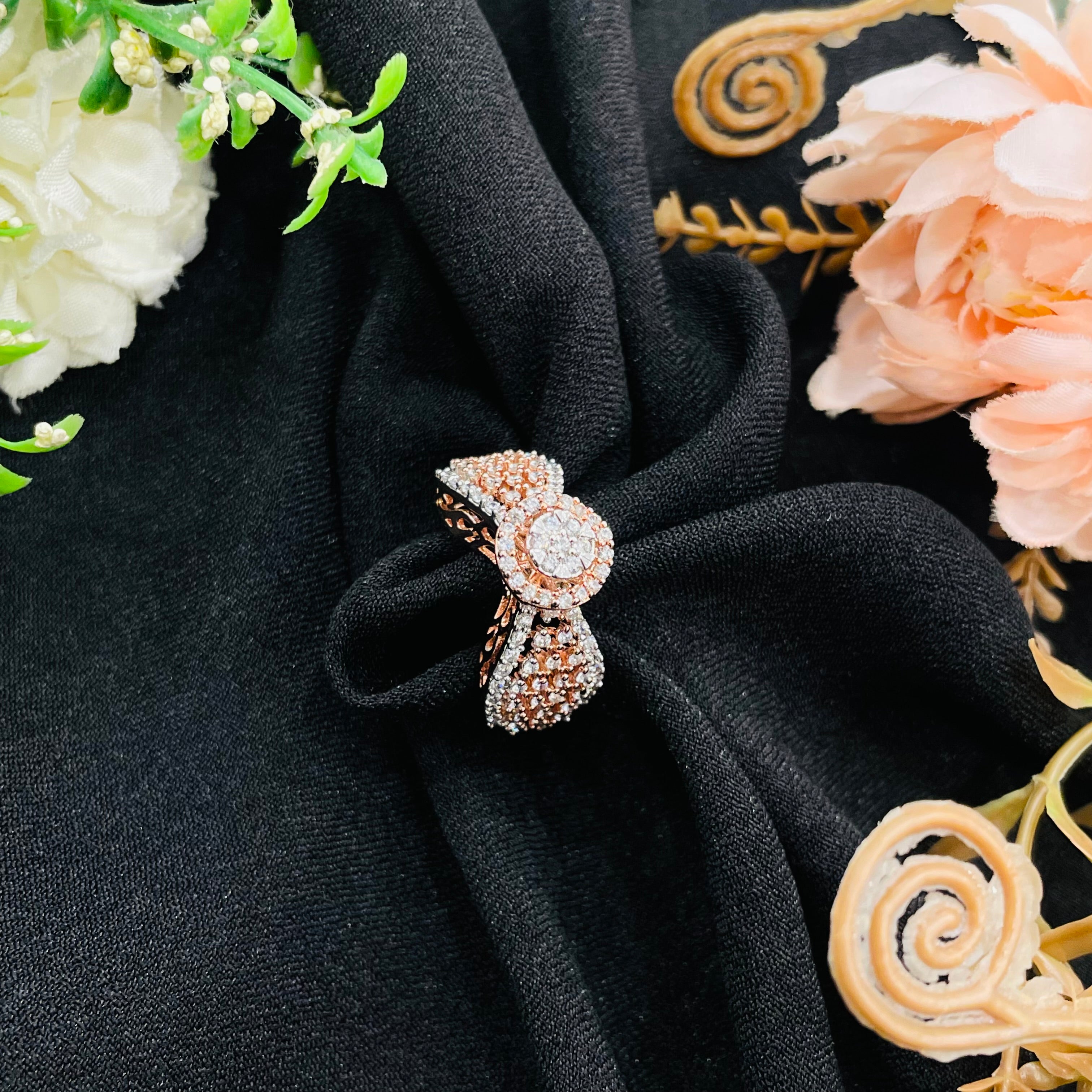 Vs Sterling silver cocktail ring 238 6g