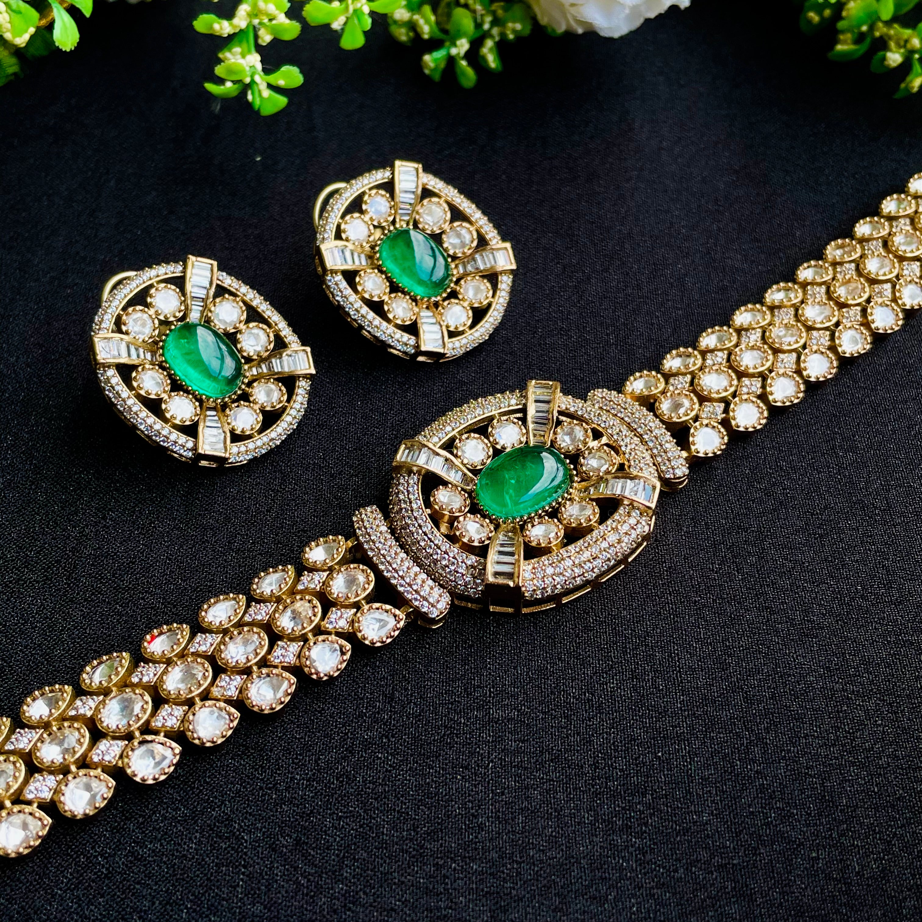 Nayaab Raina Polki Choker