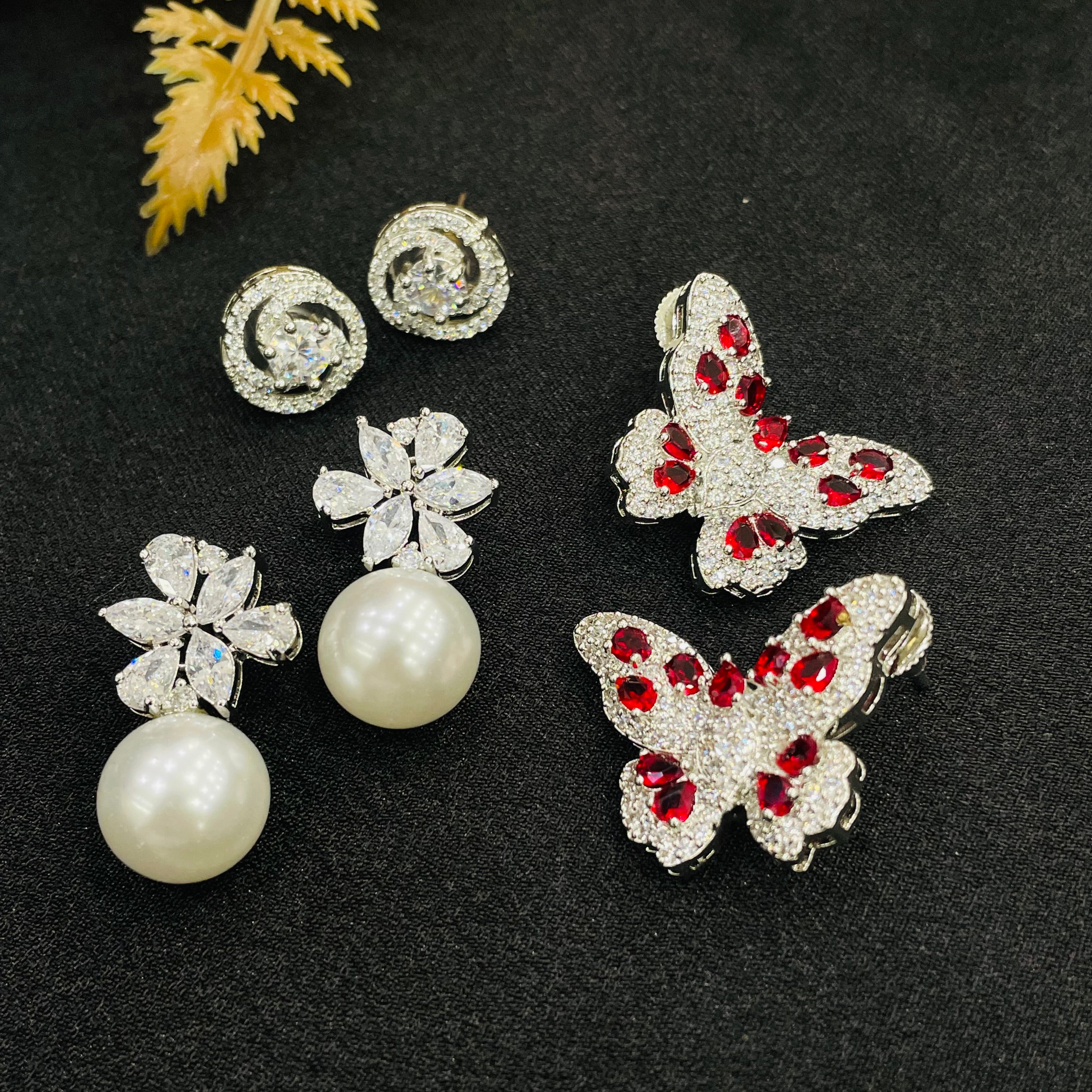 Ad butterfly With Ad studs Combo