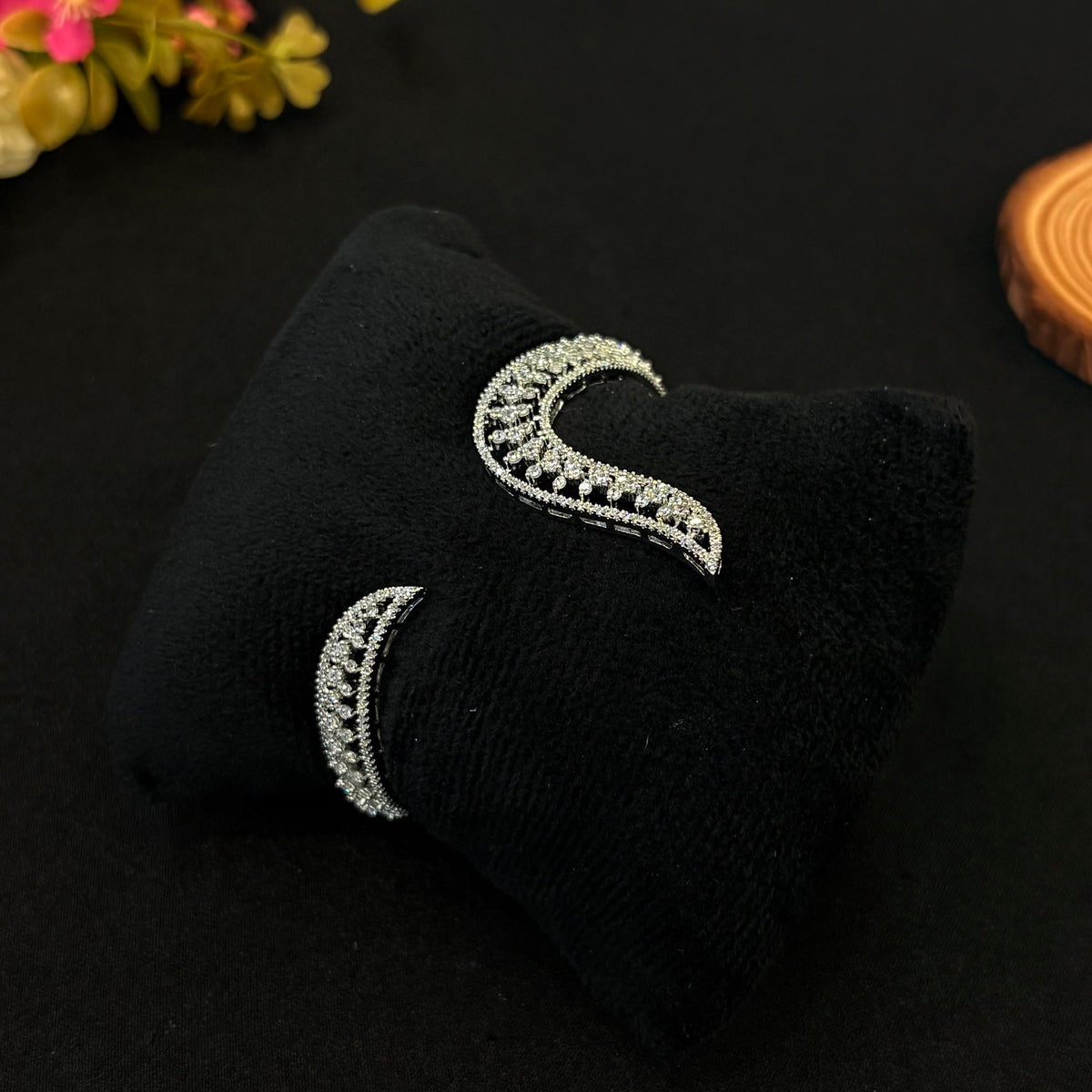 Vanya Crystal Cuff Bracelet