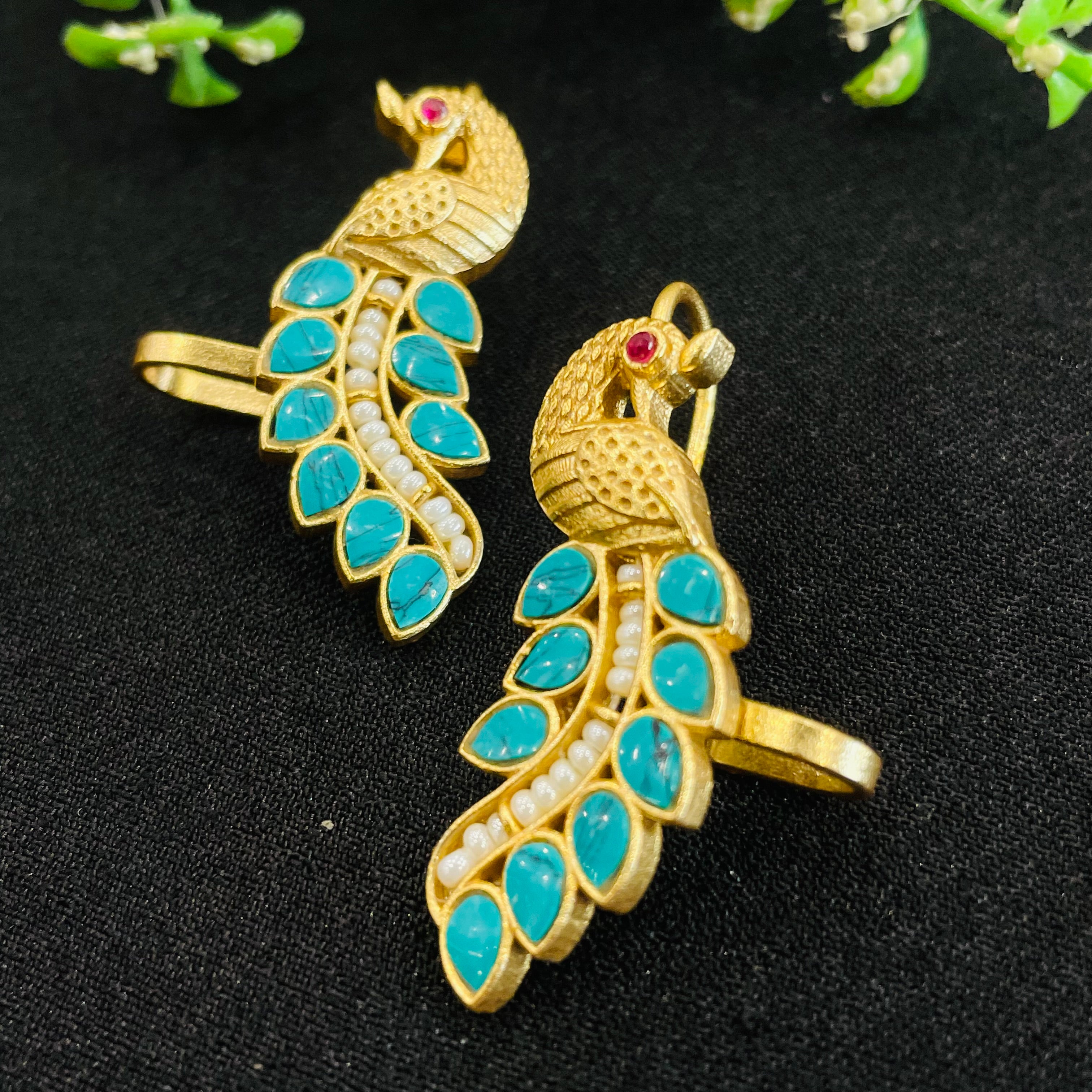 Nayaab peacock Earcuff