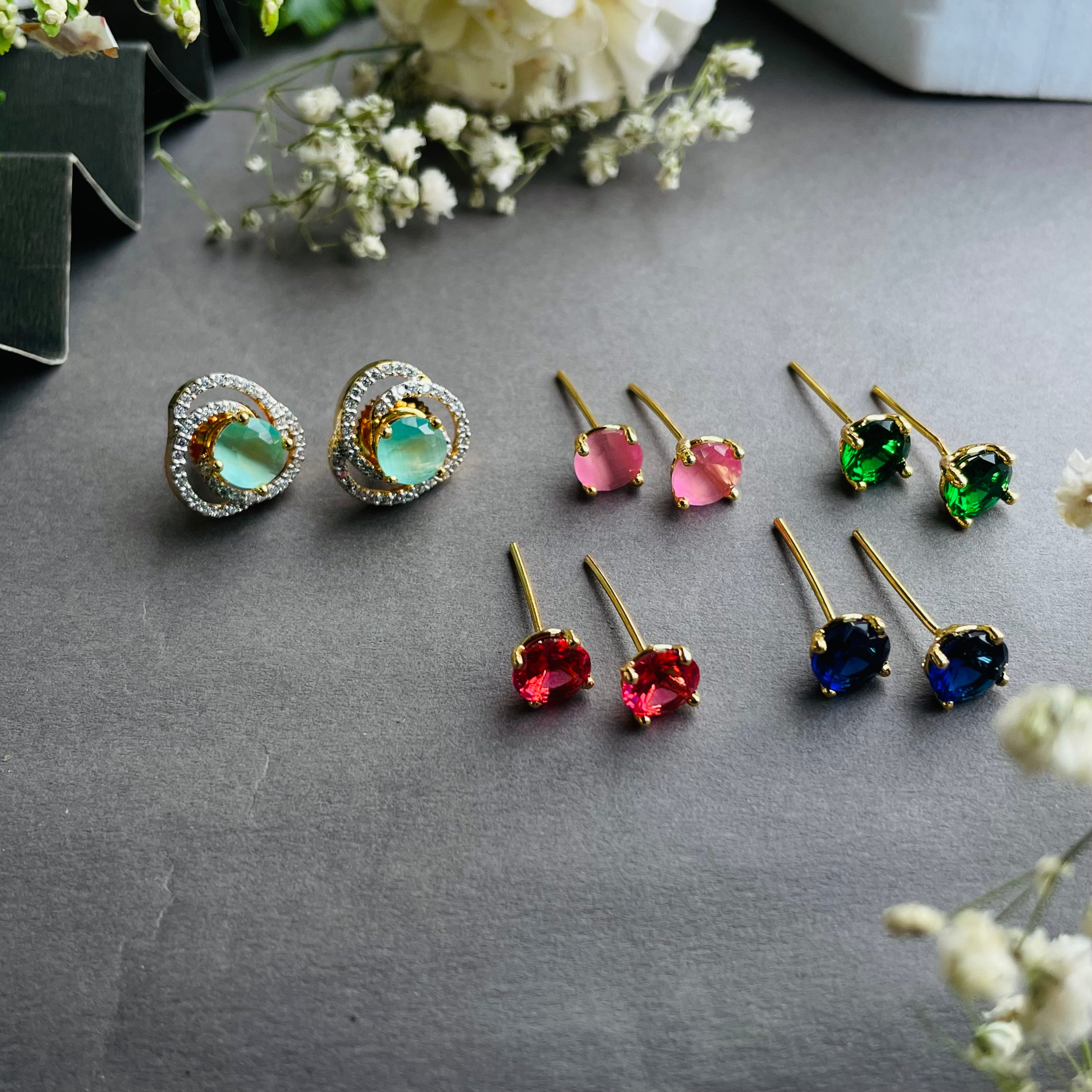 Ad Josie studs colour changeable