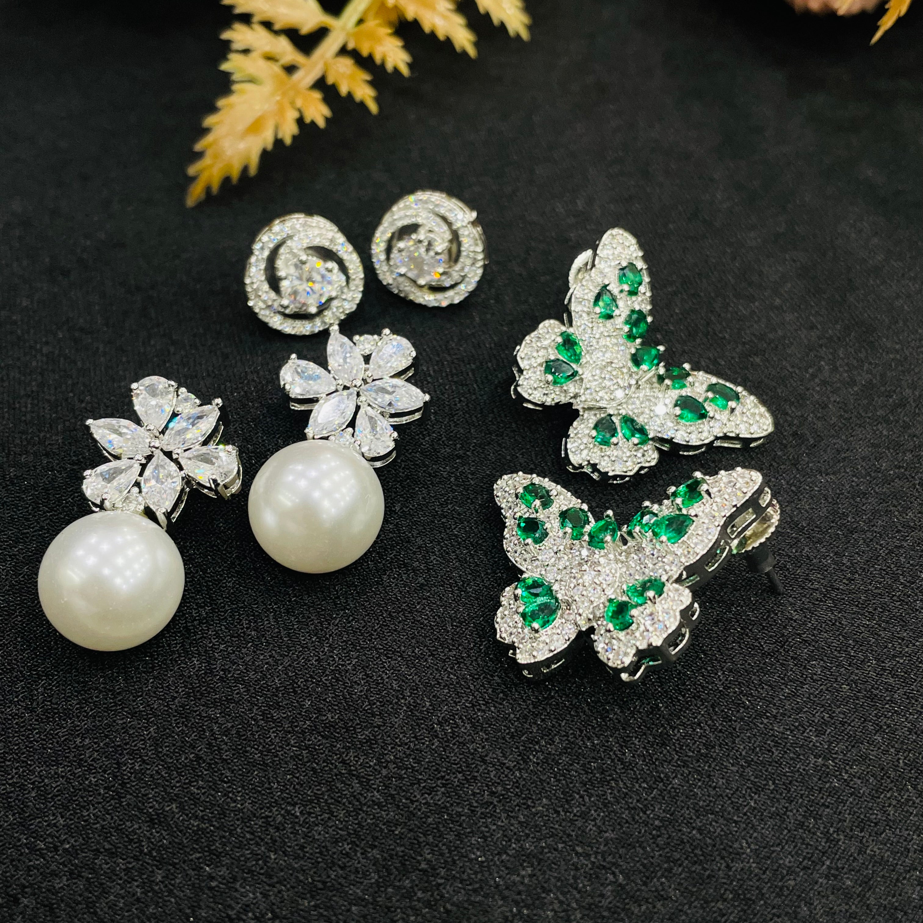 Ad butterfly With Ad studs Combo