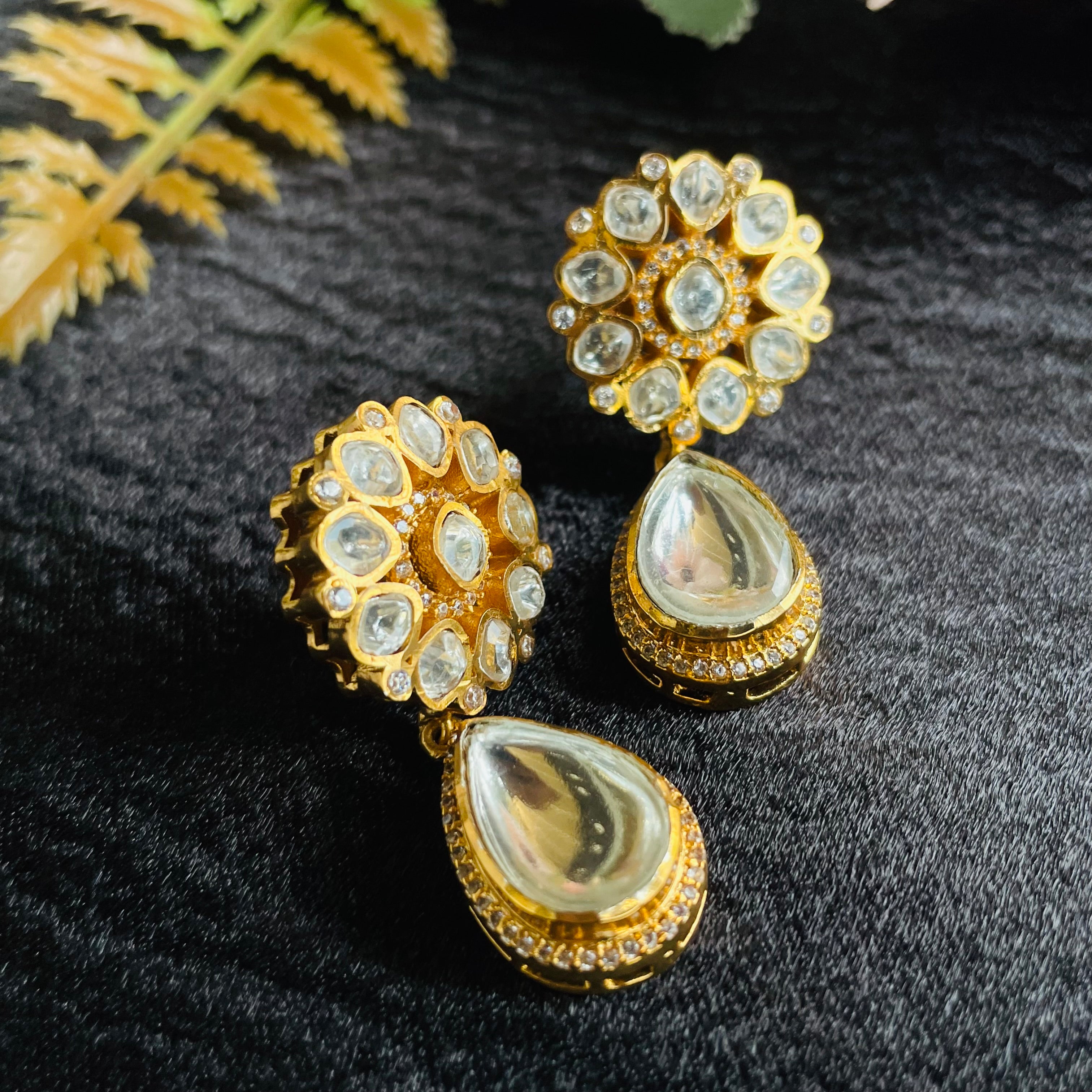 Nayaab Ahana Polki Neckpiece