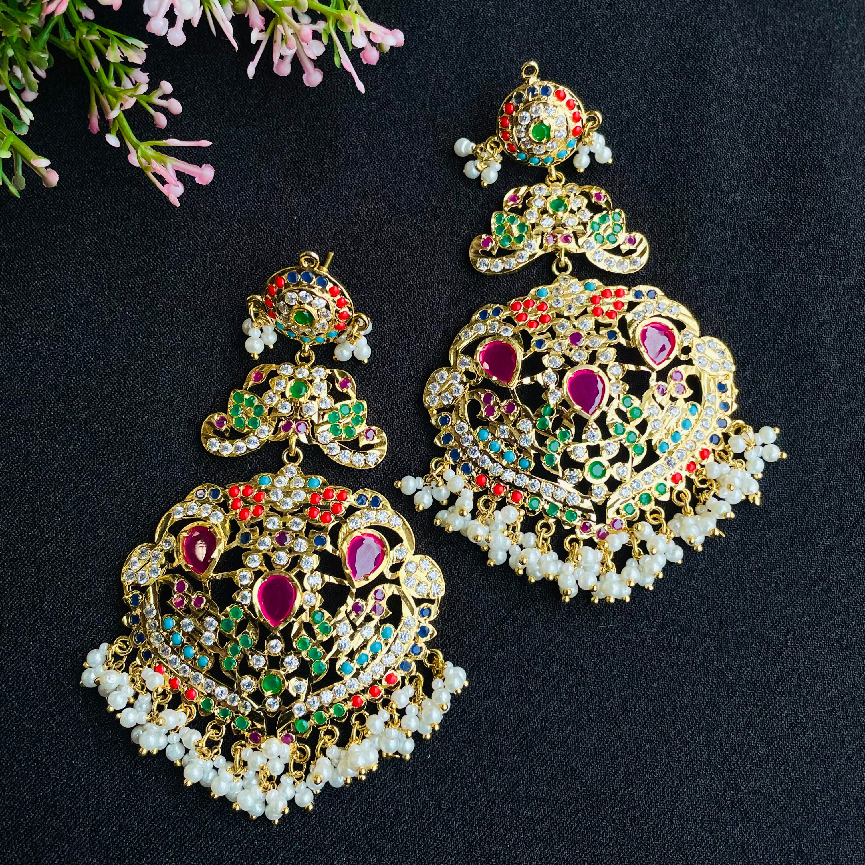 Nayaab Padma Earrings
