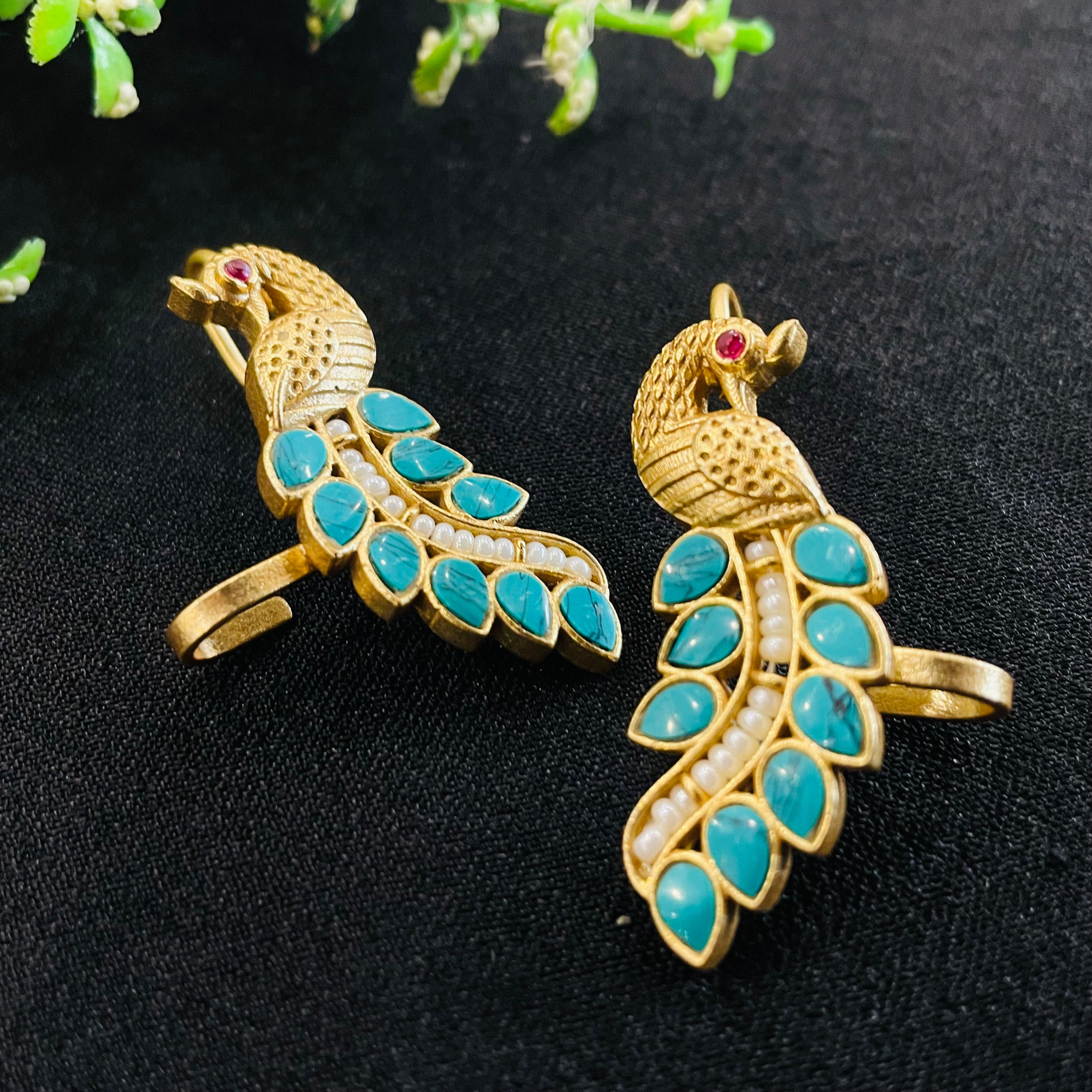 Nayaab peacock Earcuff