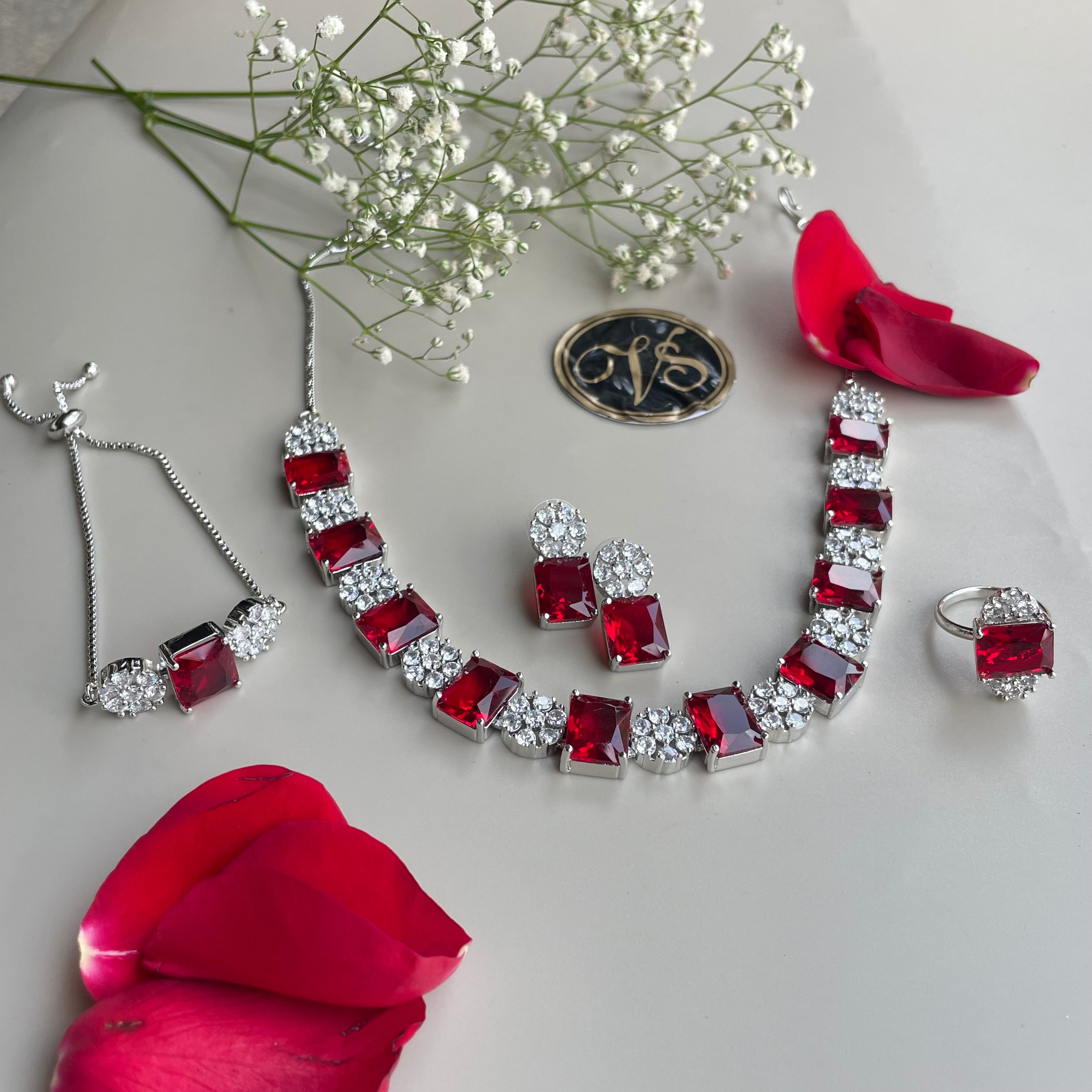 Ad leena Neckpiece combo Free Gift