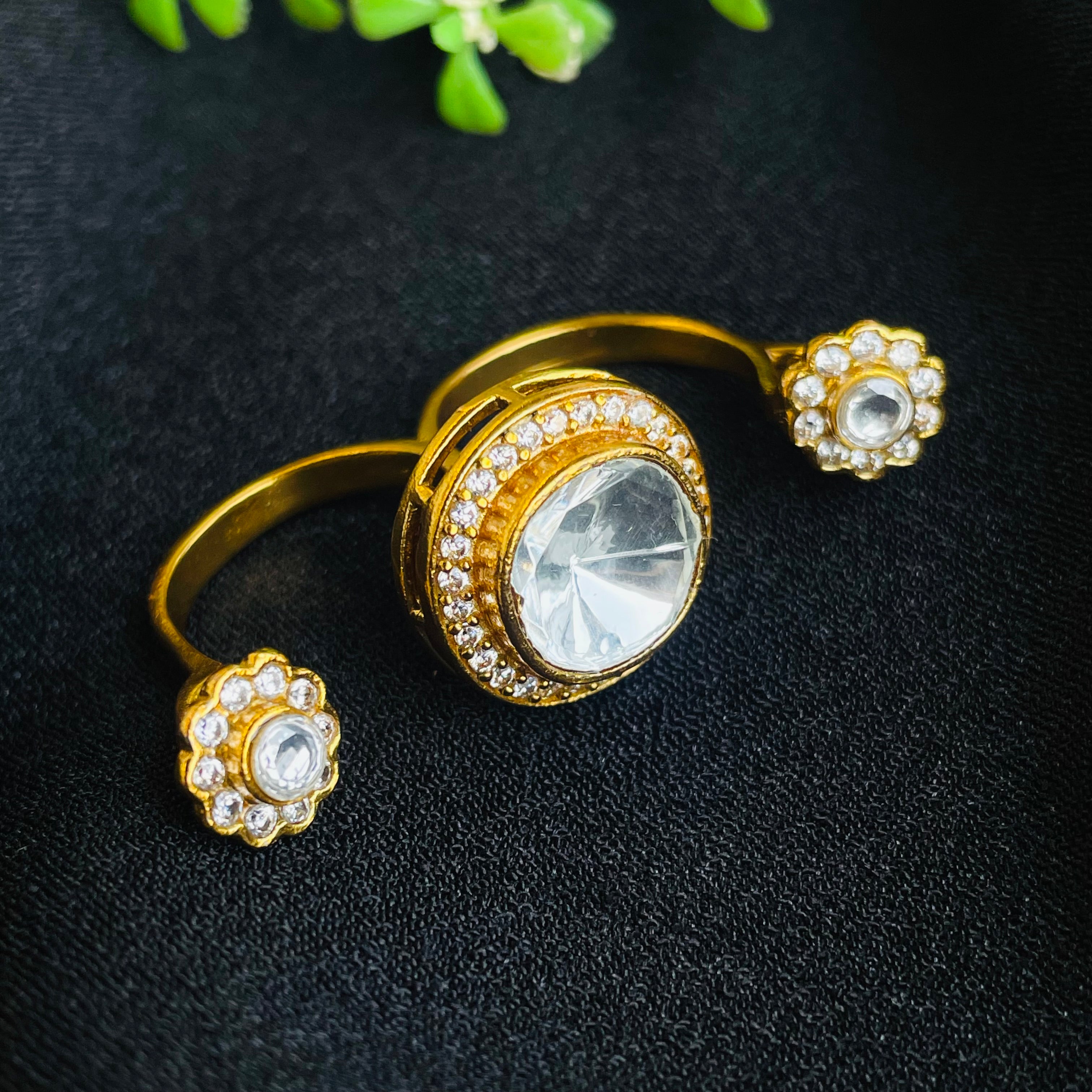 Nayaab Shaloka Polki Ring