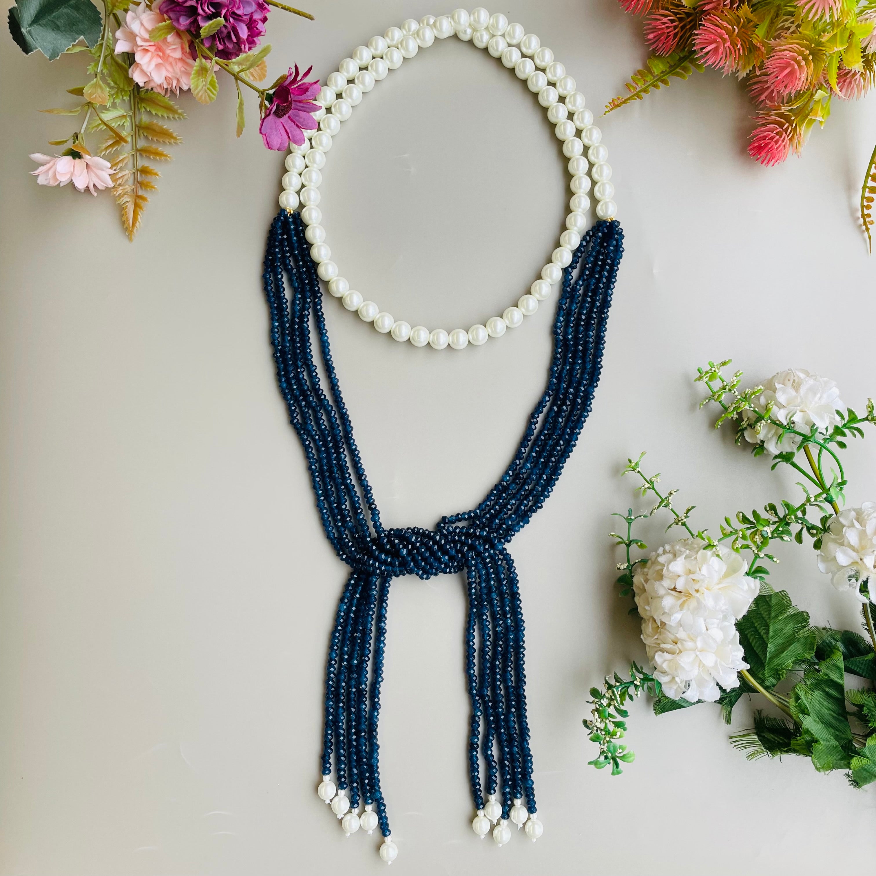 Nayaab jigyasa Pearl long mala
