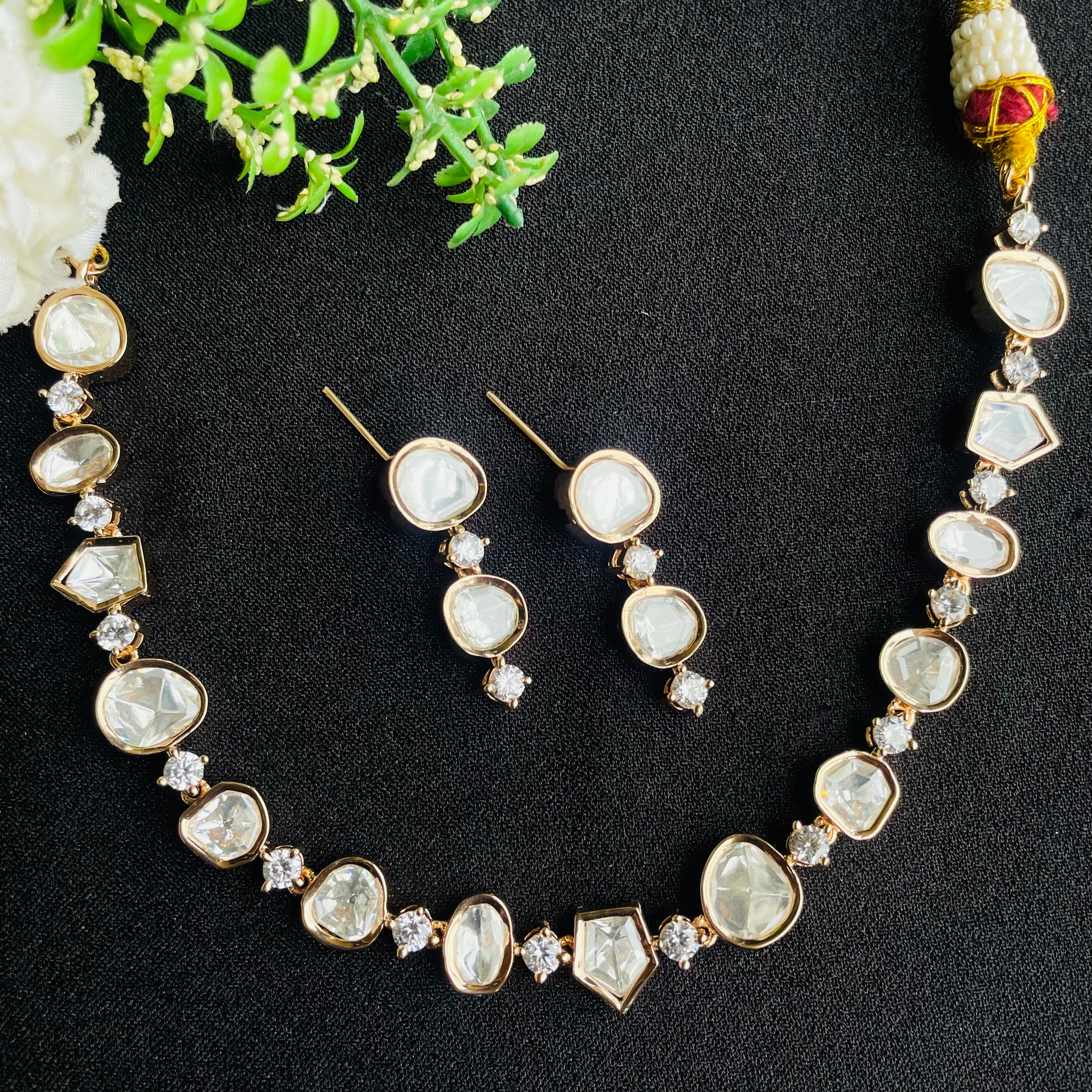 Nayaab Anamika Polki Neckpiece