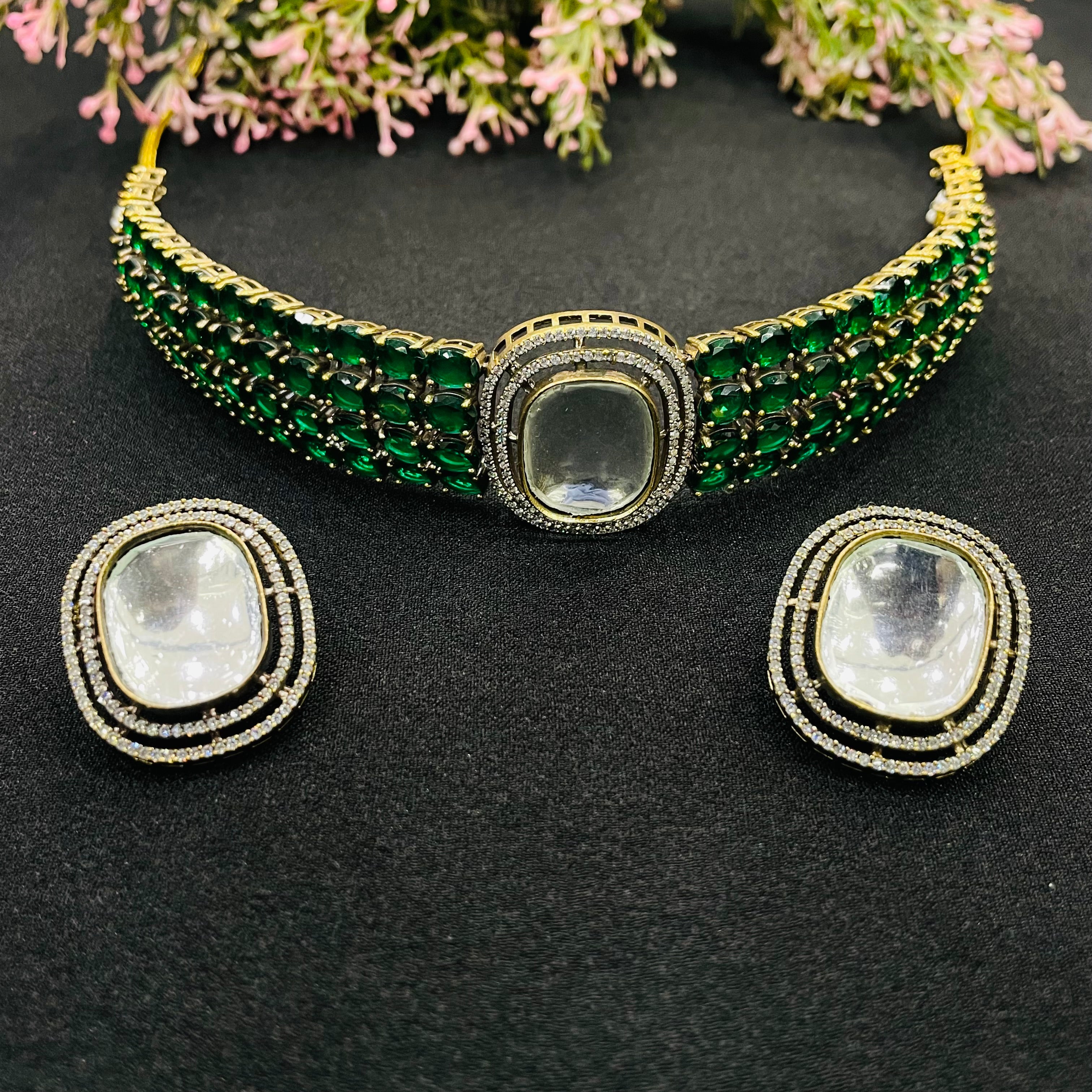 Nayaab Saradha Polki Choker