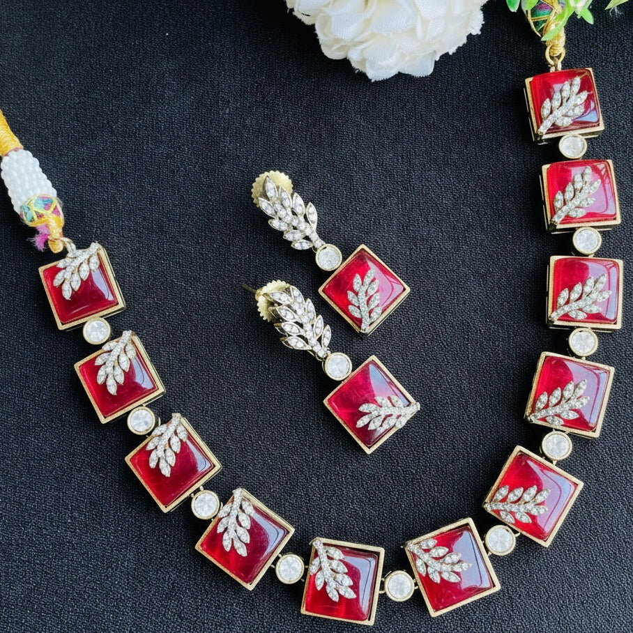 Nayaab deepa polki neckpiece