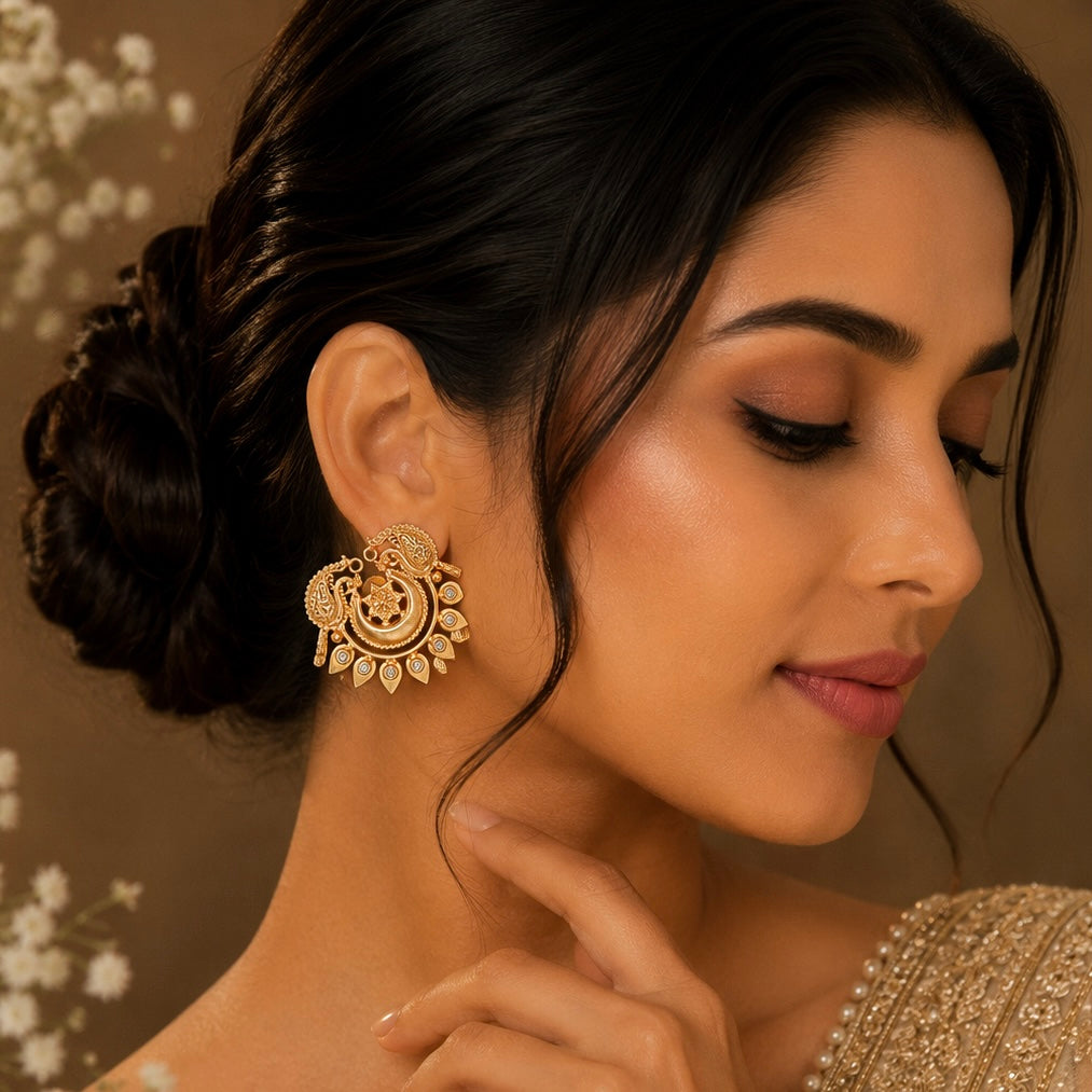 Meher Heritage Chandbali Earrings