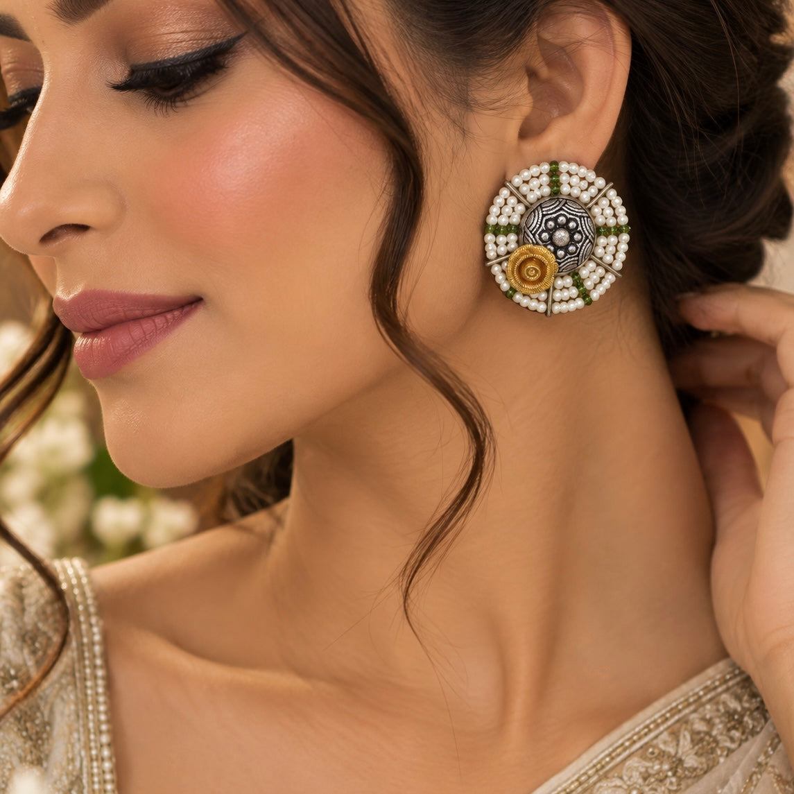 Kesarika Pearl Earrings