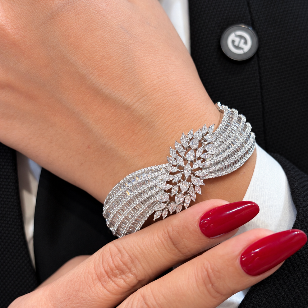 Iraaya Crystal Bloom Bracelet