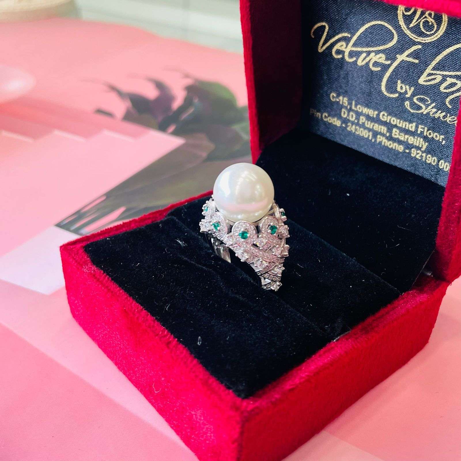V.s sterling silver cocktail ring 082
