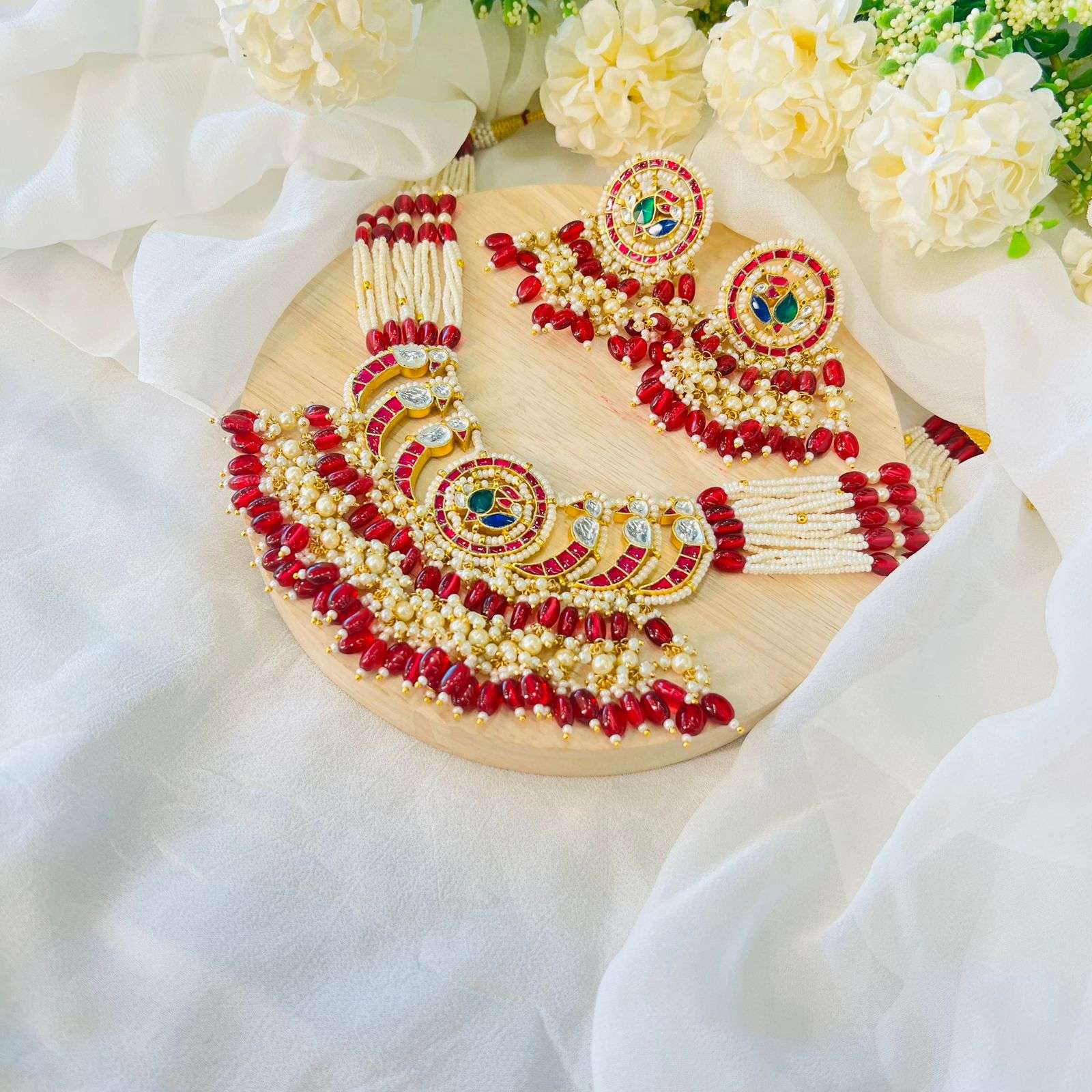 Nayaab mareya Polki Neckpiece