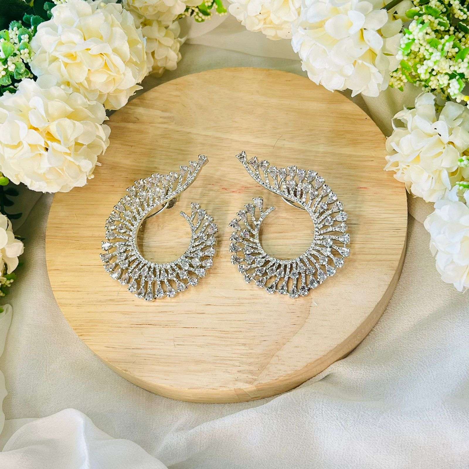 Ad Sofia earrings Velvet box by Shweta