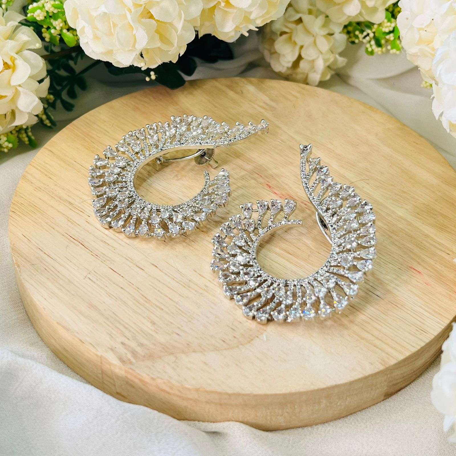 Ad Sofia earrings Velvet box by Shweta