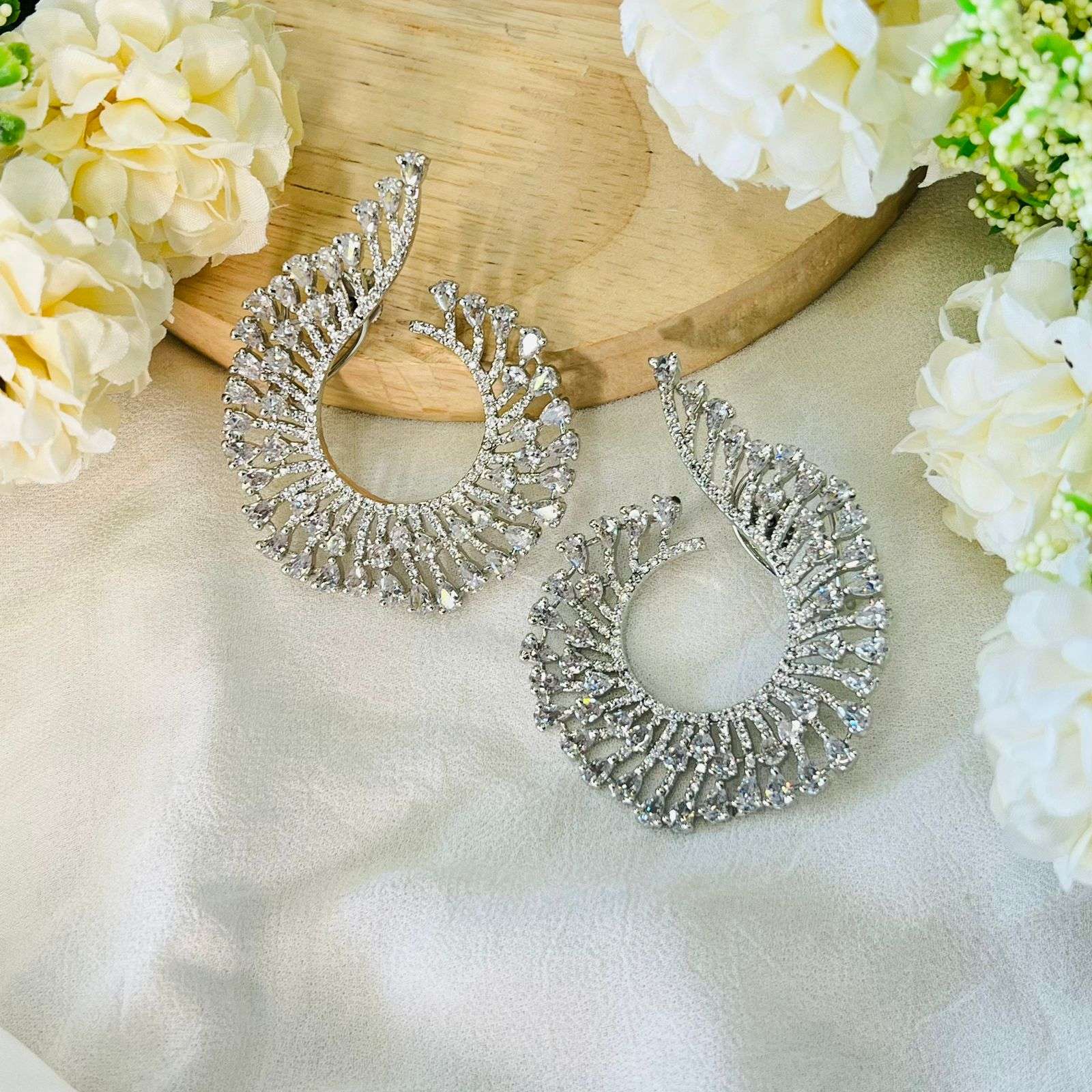 Ad Sofia earrings Velvet box by Shweta