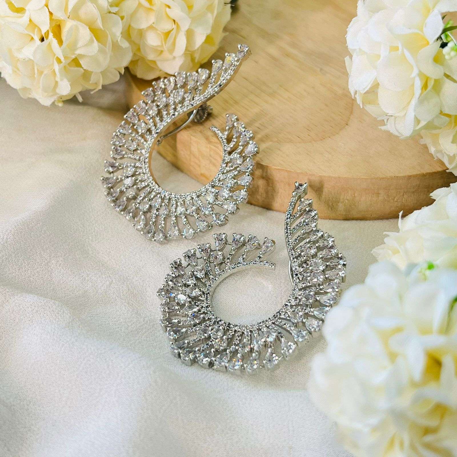 Ad Sofia earrings Velvet box by Shweta