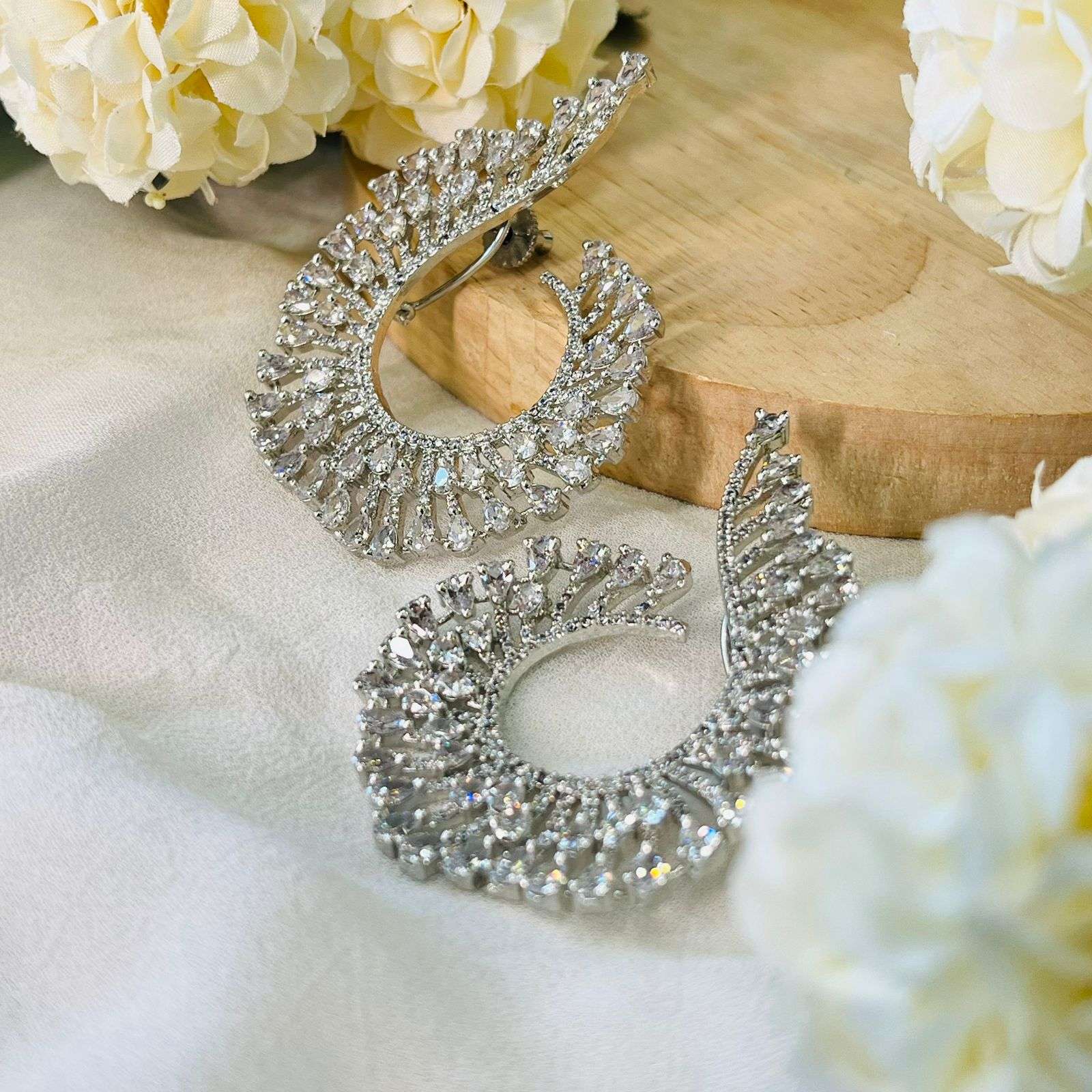 Ad Sofia earrings Velvet box by Shweta
