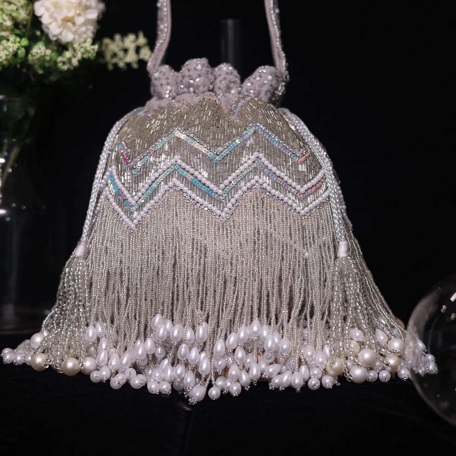 vs velvet potli velvet box by shweta