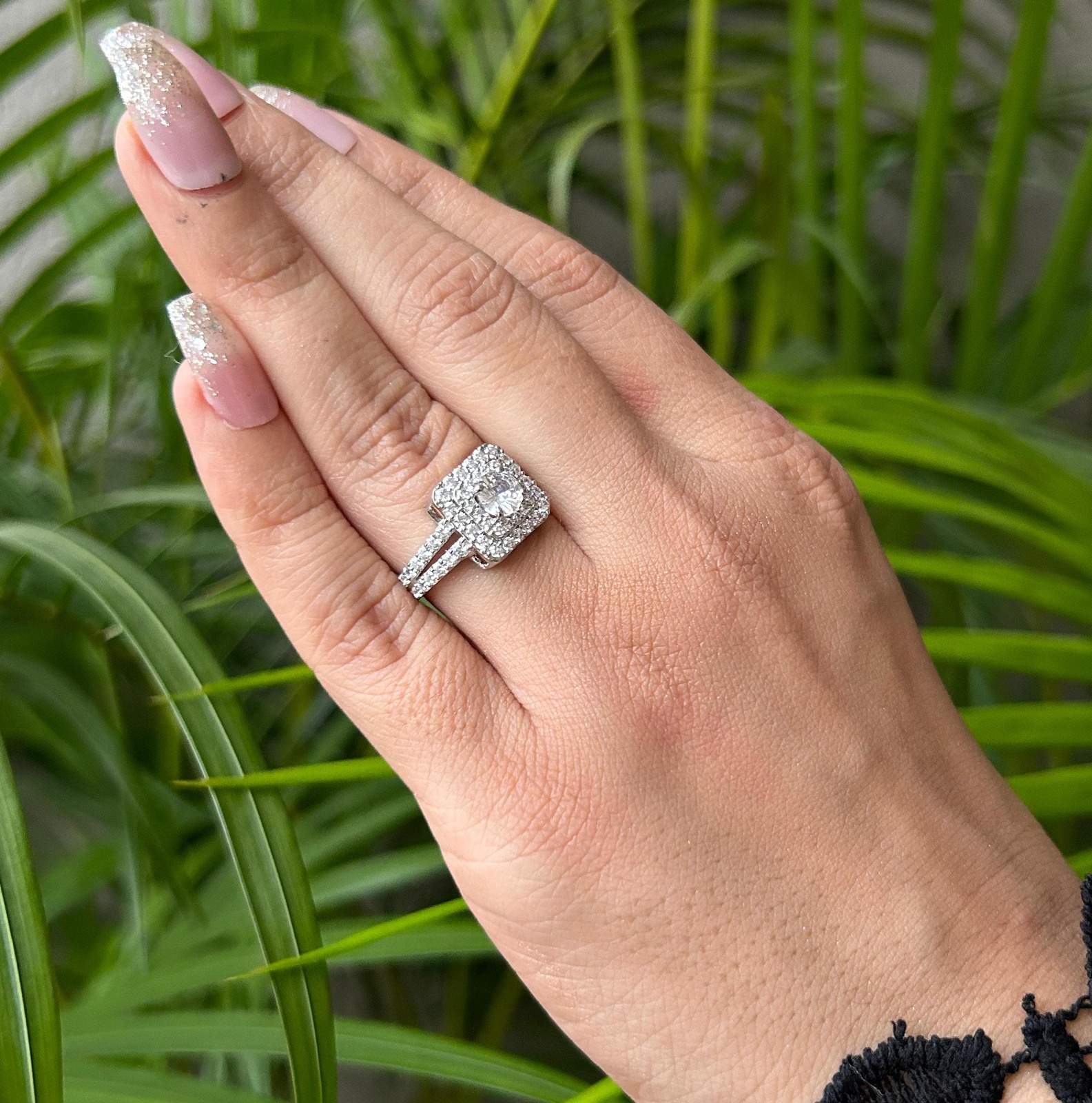 Vs sterling silver cocktail ring 129 4g