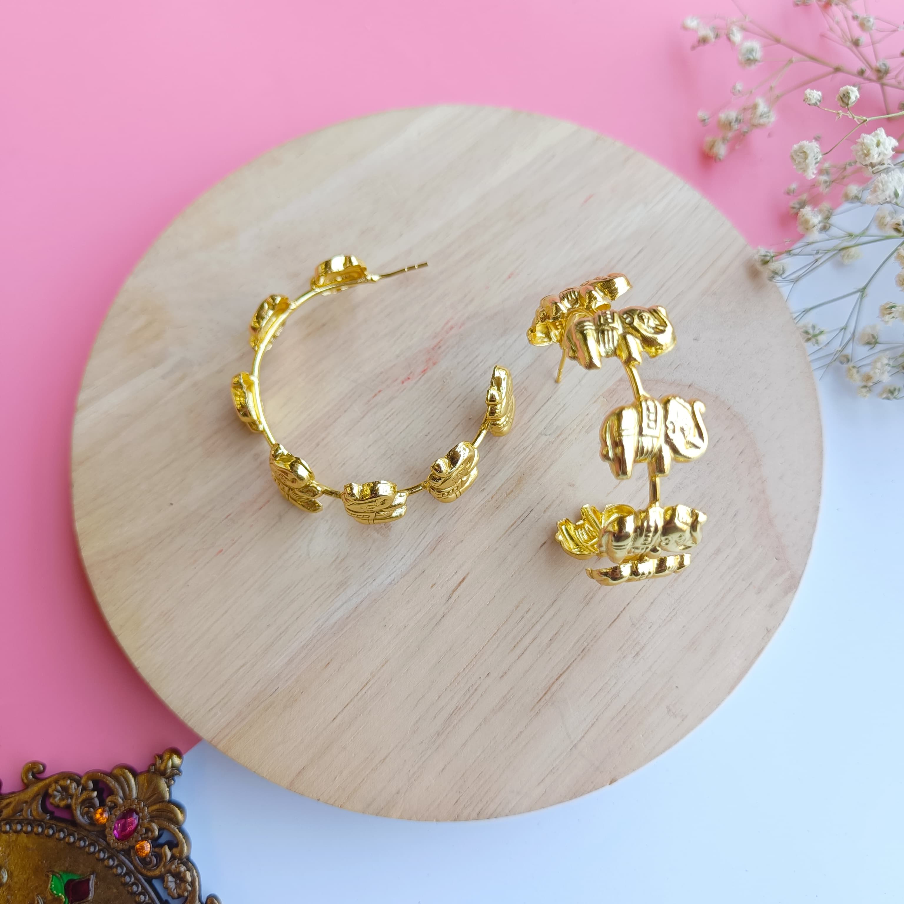 🎁 Layla zugey Gold Earrings (100% off)