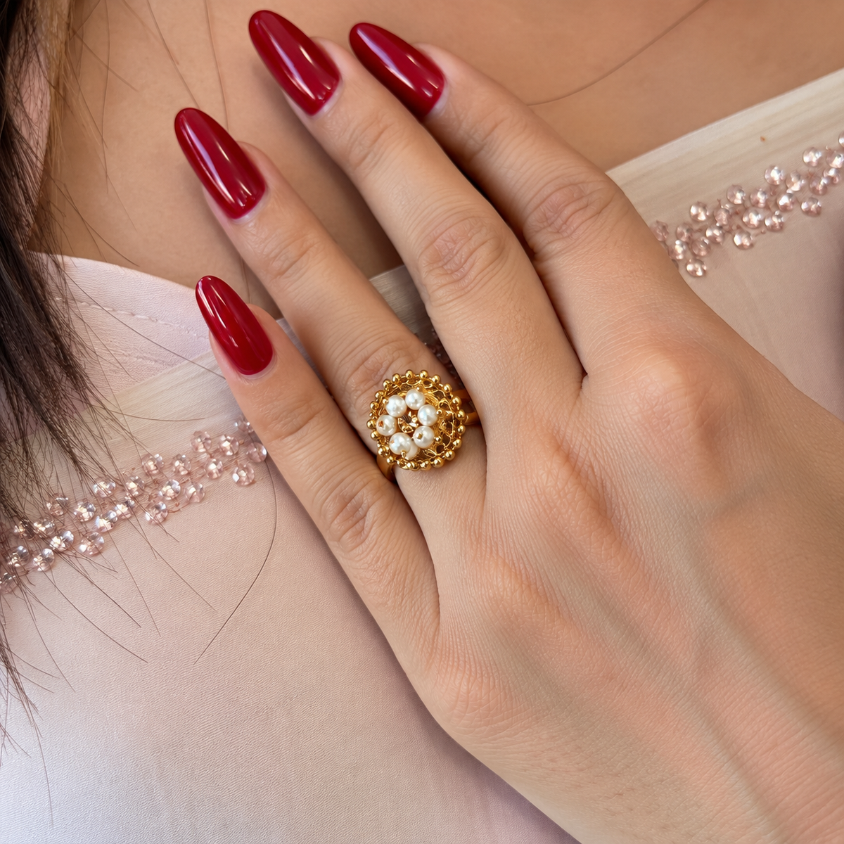Pearl Bloom Ring