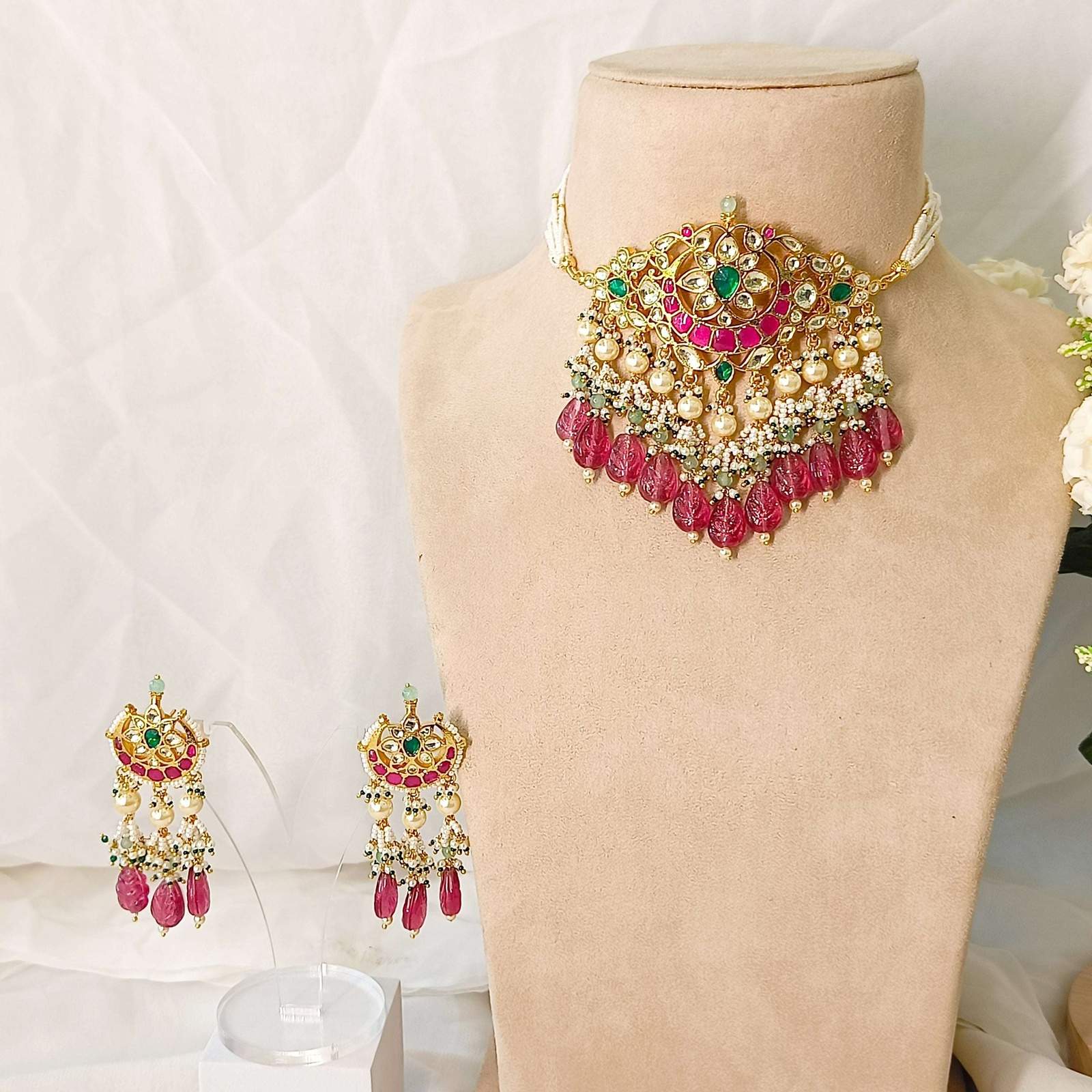 Nayaab Sulekha Polki choker