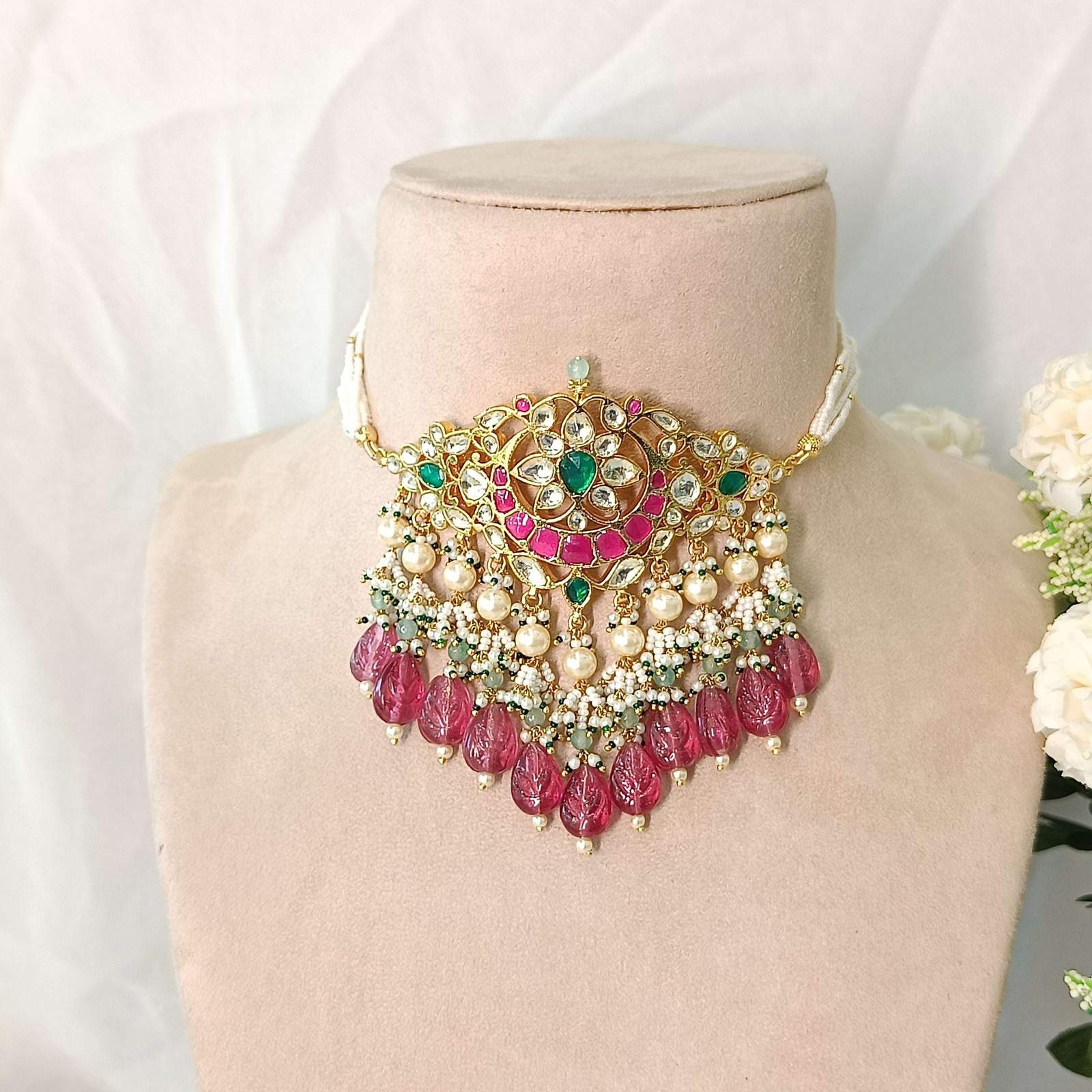 Nayaab Sulekha Polki choker