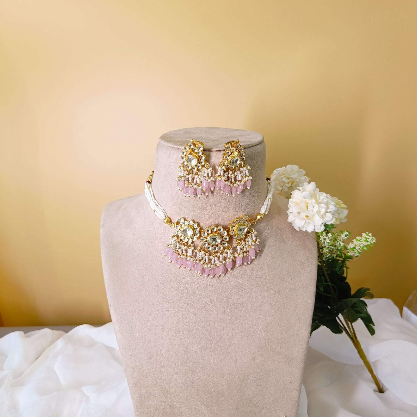 Nayaab Mahira Polki Neckpiece
