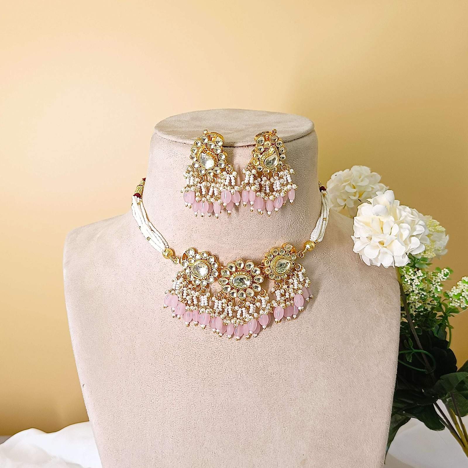 Nayaab Mahira Polki Neckpiece