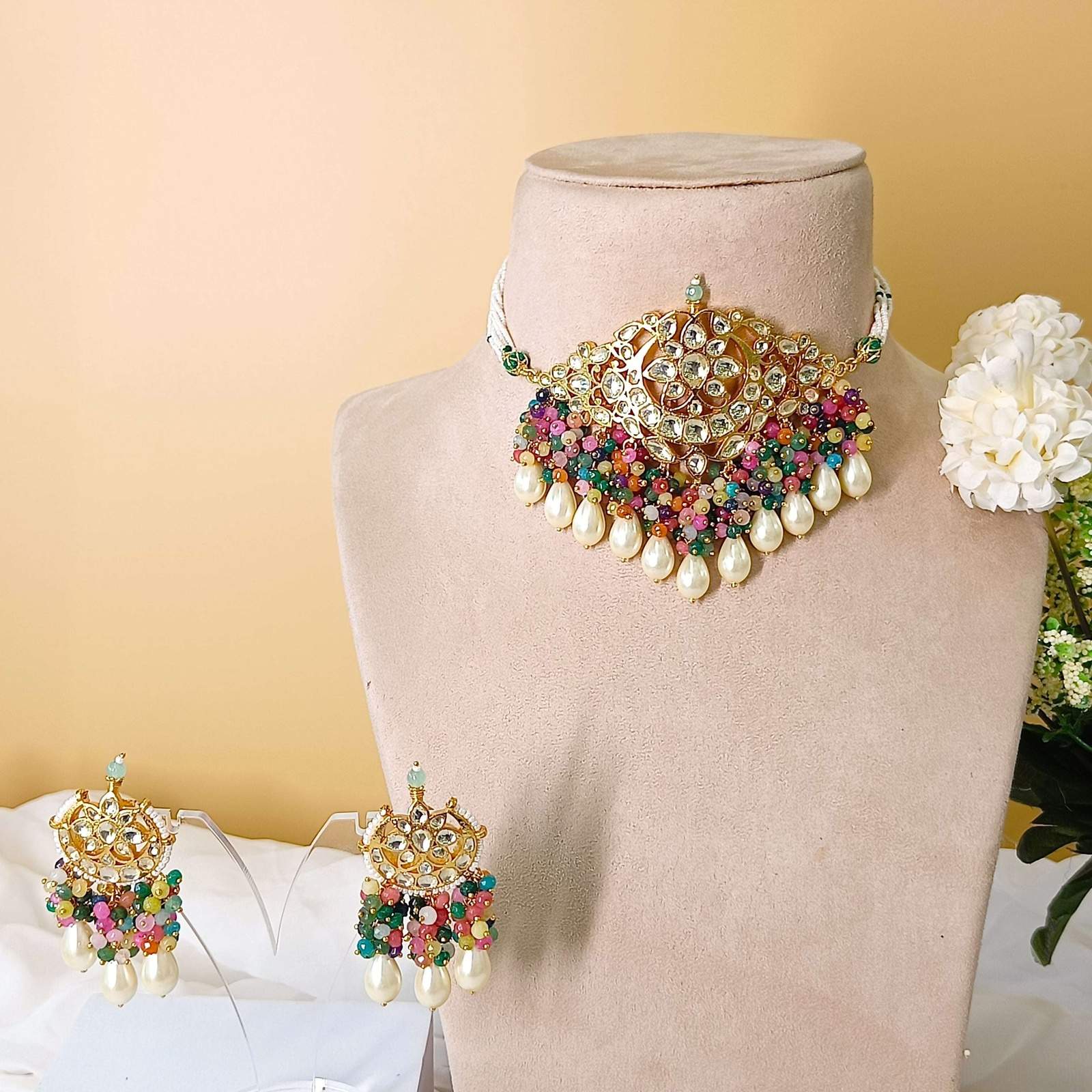 Nayaab Sulekha Polki choker