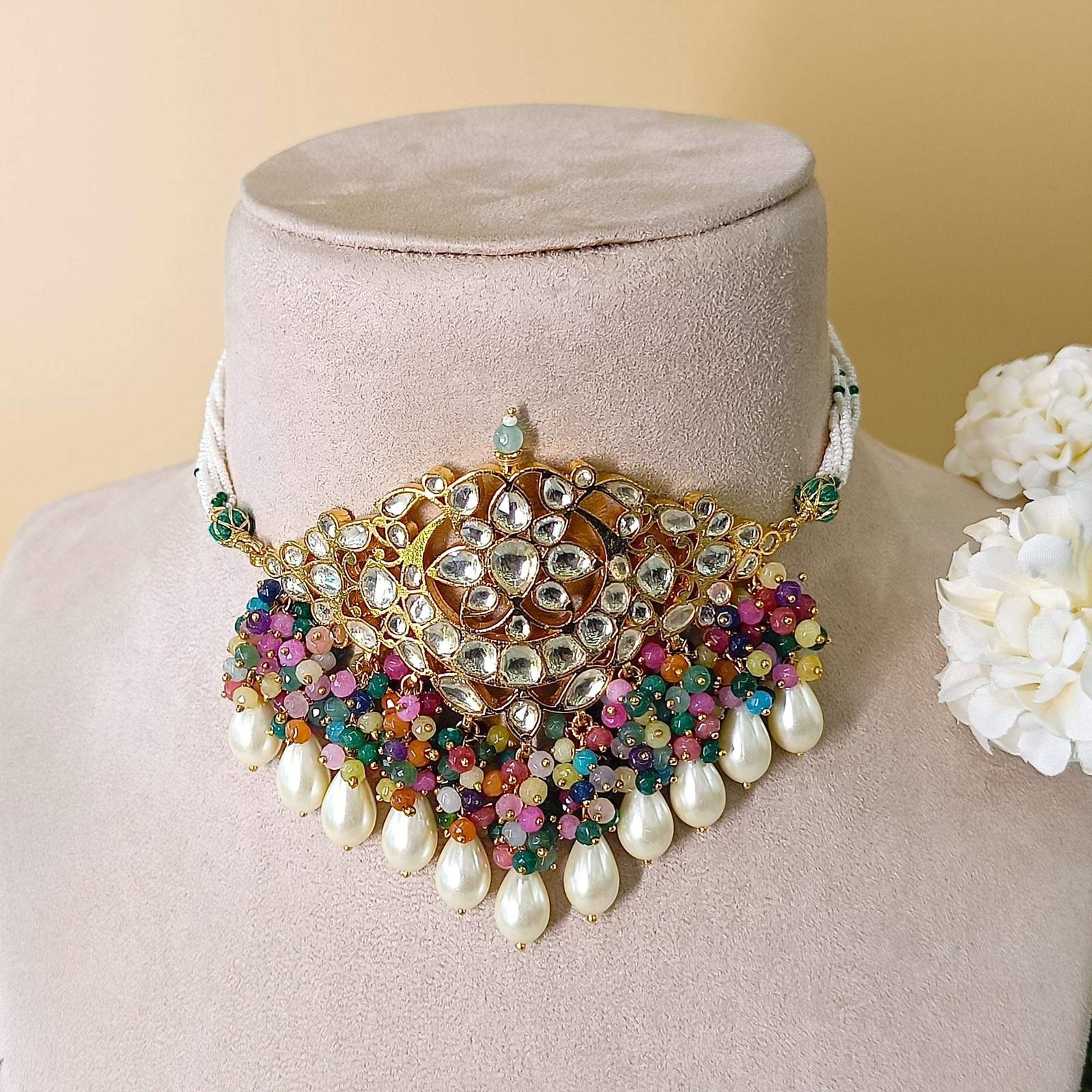 Nayaab Sulekha Polki choker