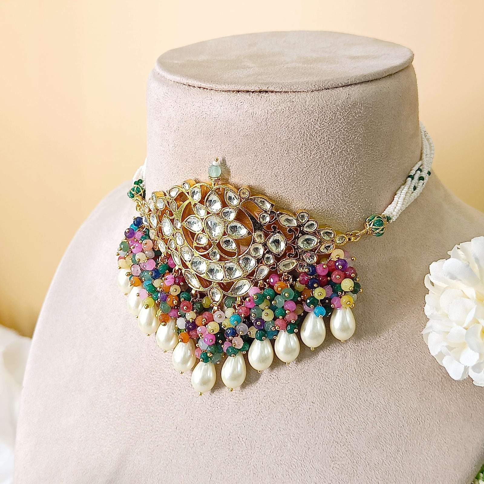 Nayaab Sulekha Polki choker